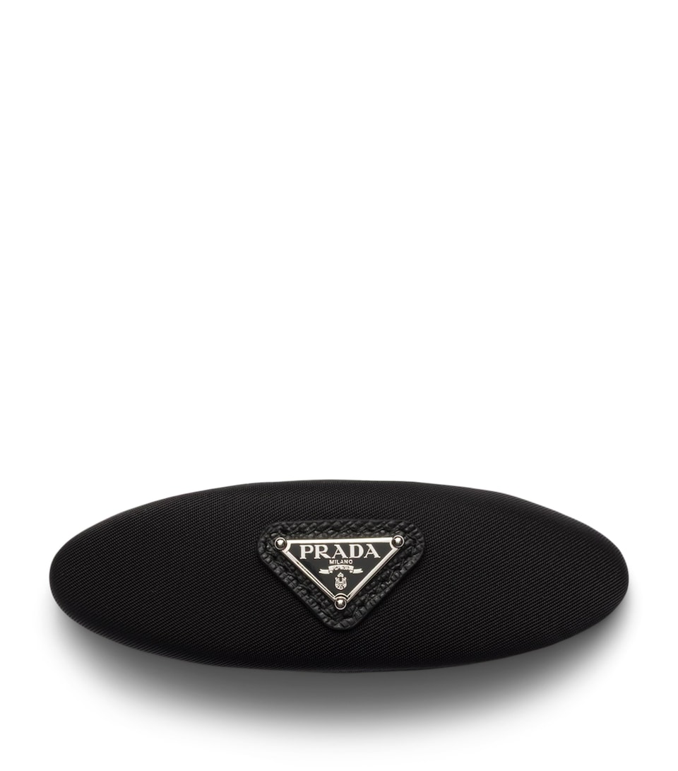 Prada Re-Nylon Logo Hair Clip