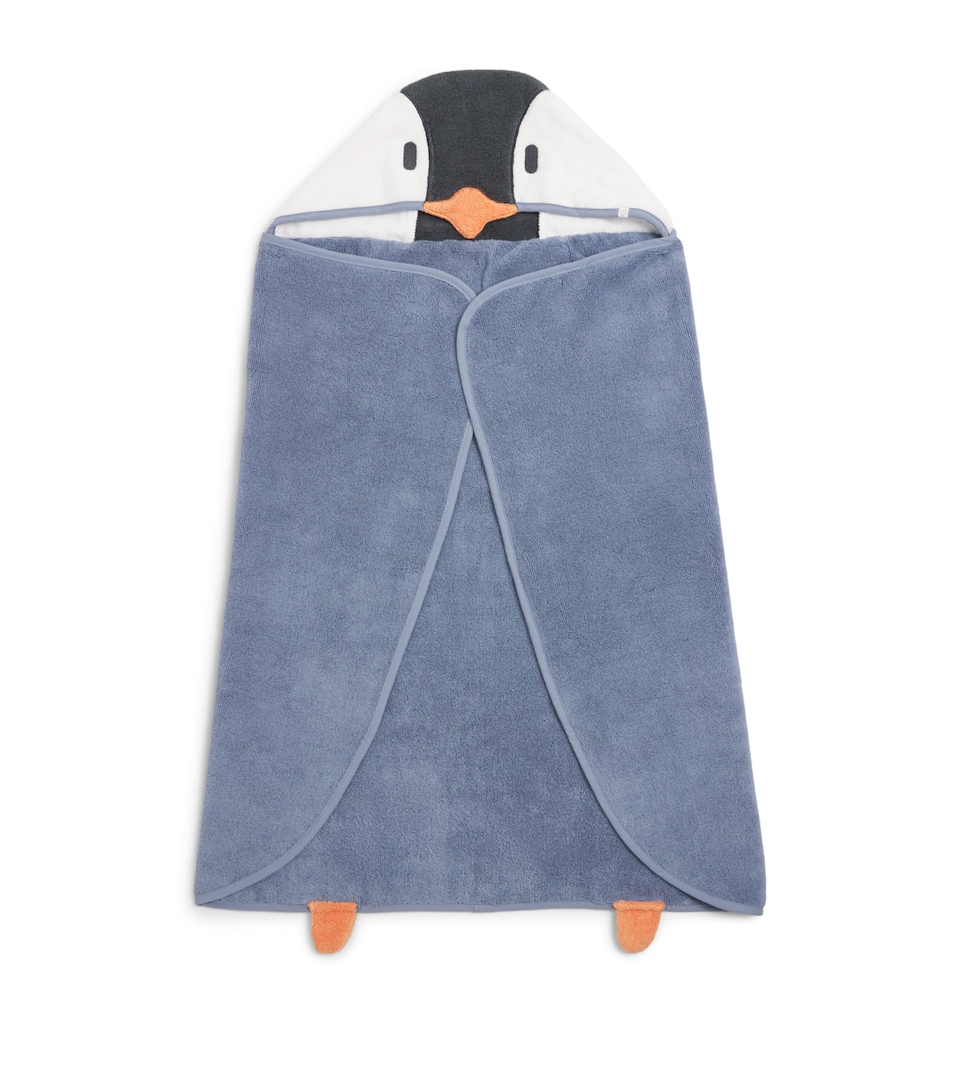 Cotton Penguin Hooded Towel
