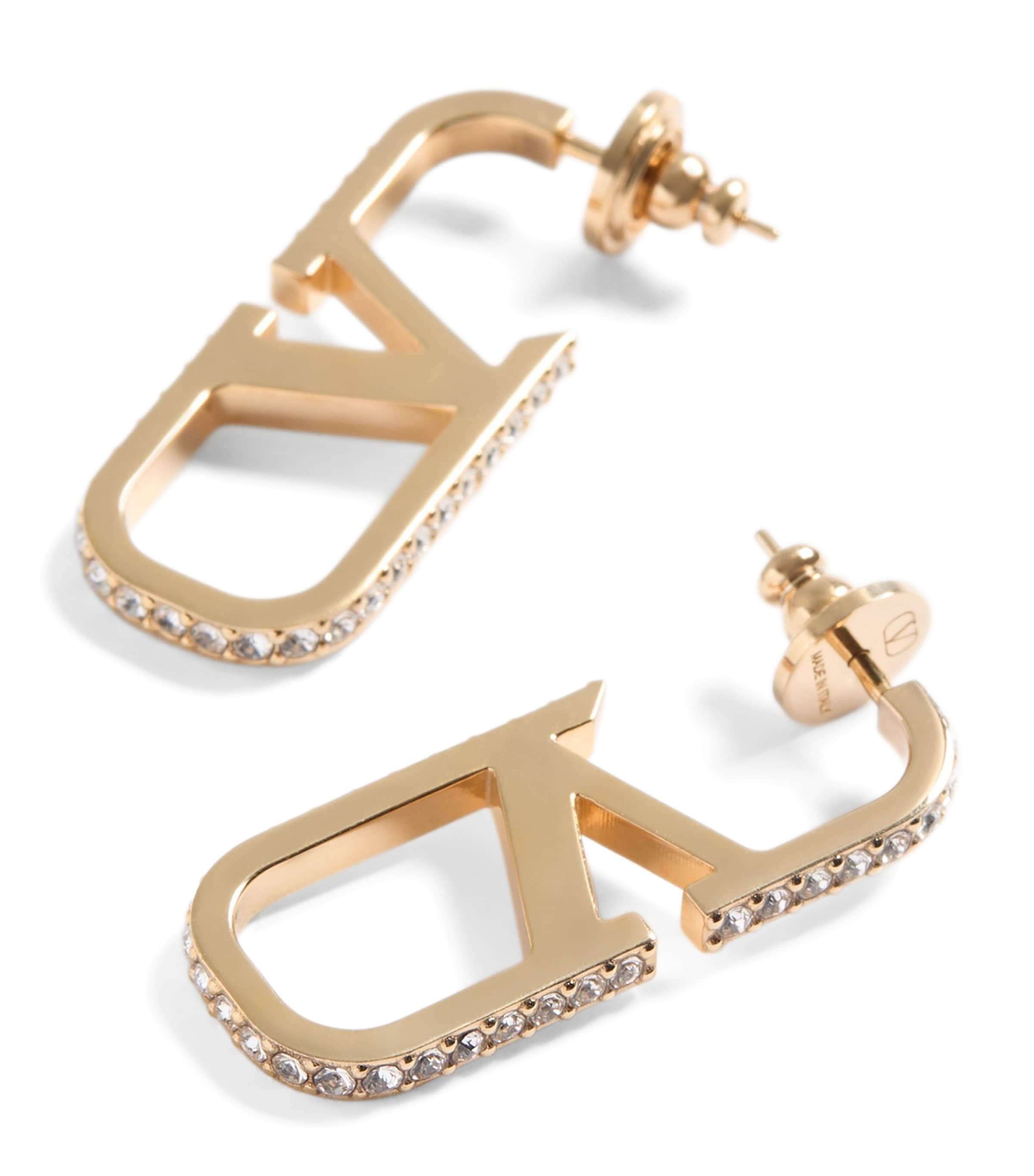 Valentino Garavani Large VLogo Signature Hoop Earrings