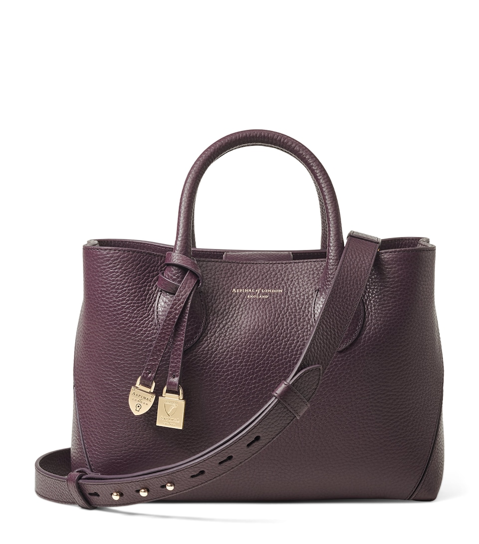 Midi Leather London Tote Bag