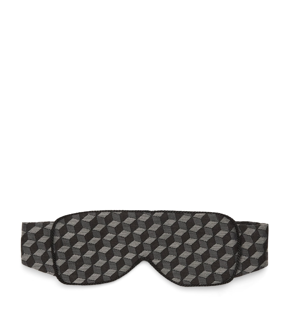 Daniel Hanson Mens Silk Sacred Geometry Sleep Mask