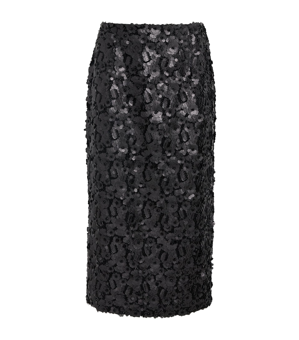 Herskind Womens Anda Midi Skirt Black