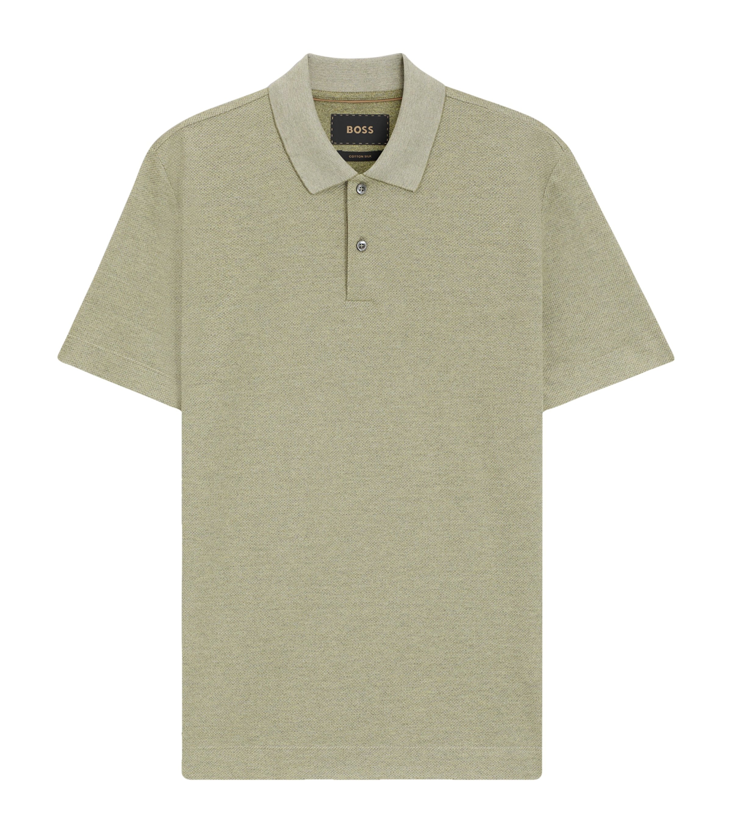Cotton-Silk Polo Shirt