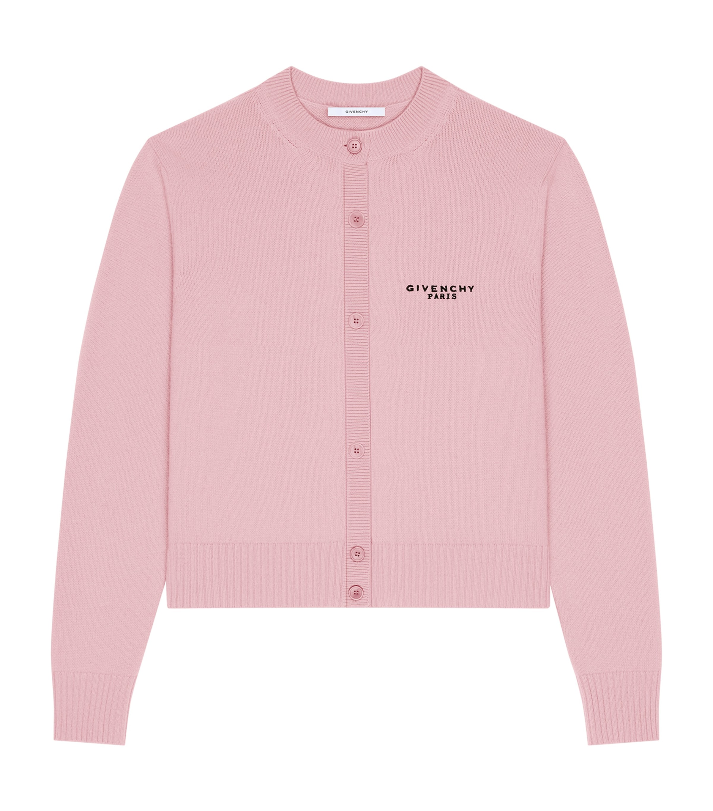 Wool and Cashmere Logo Cardigan