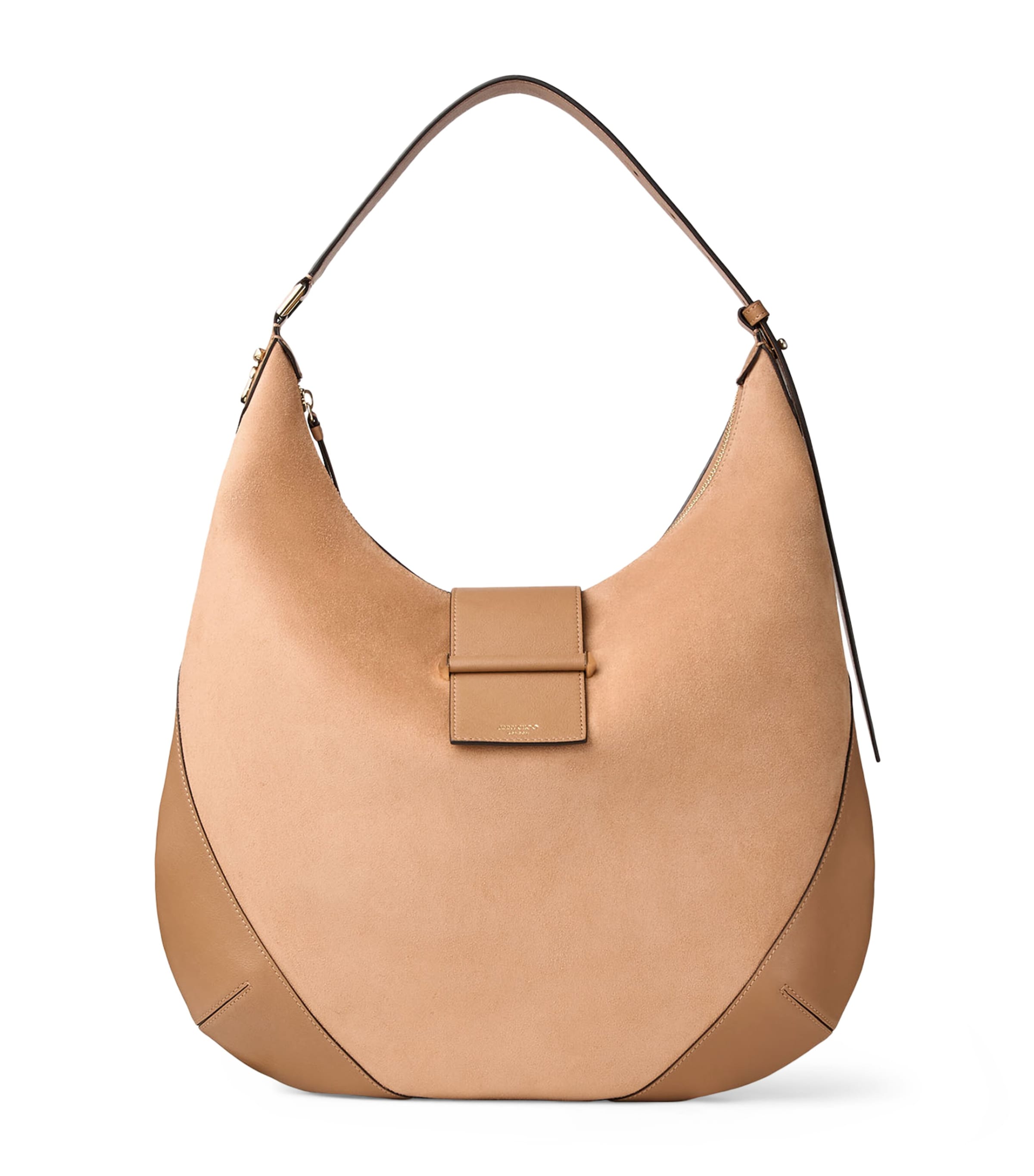 Bar Medium Suede Shoulder Bag