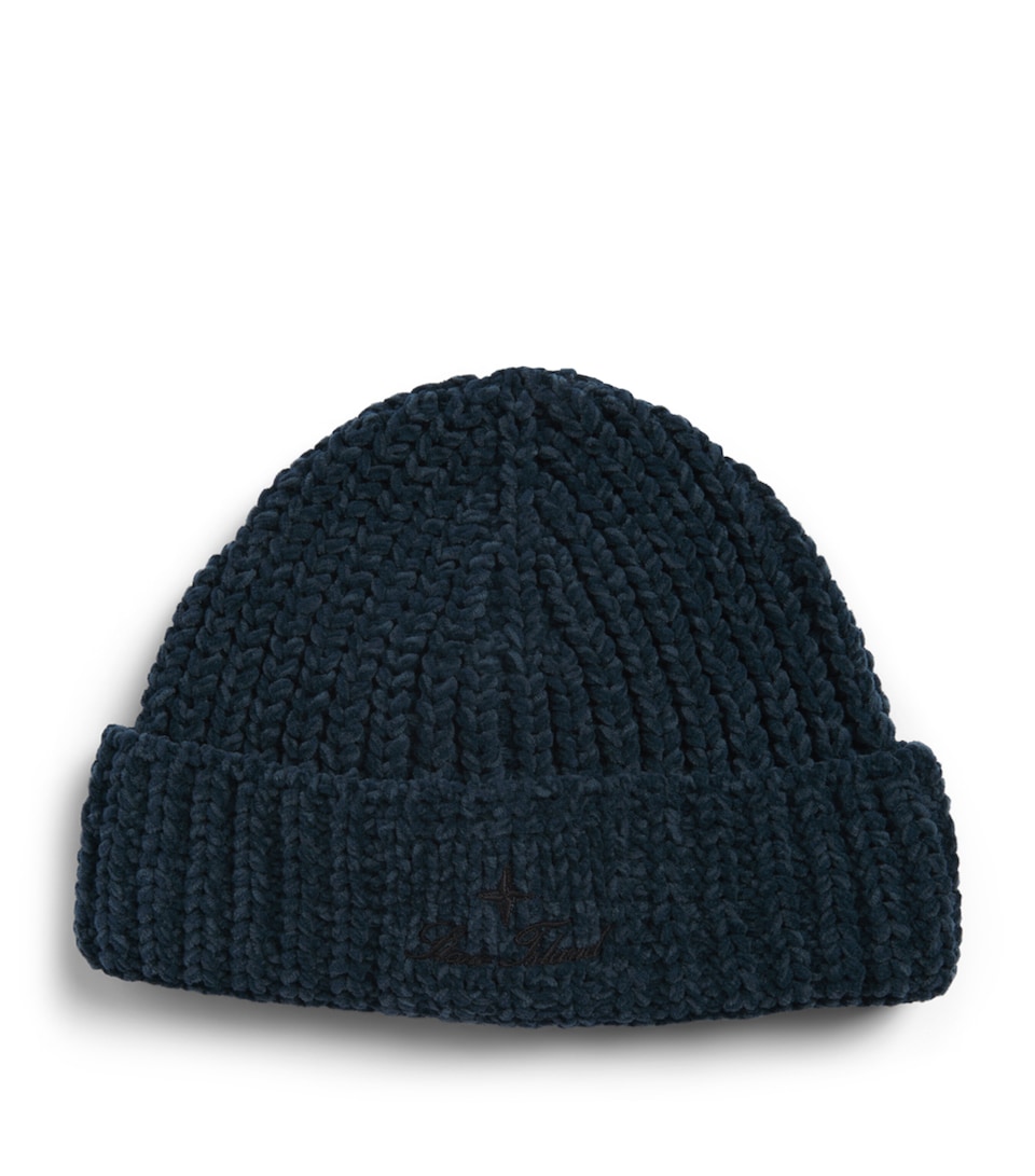 Stone Island Cotton Logo Beanie