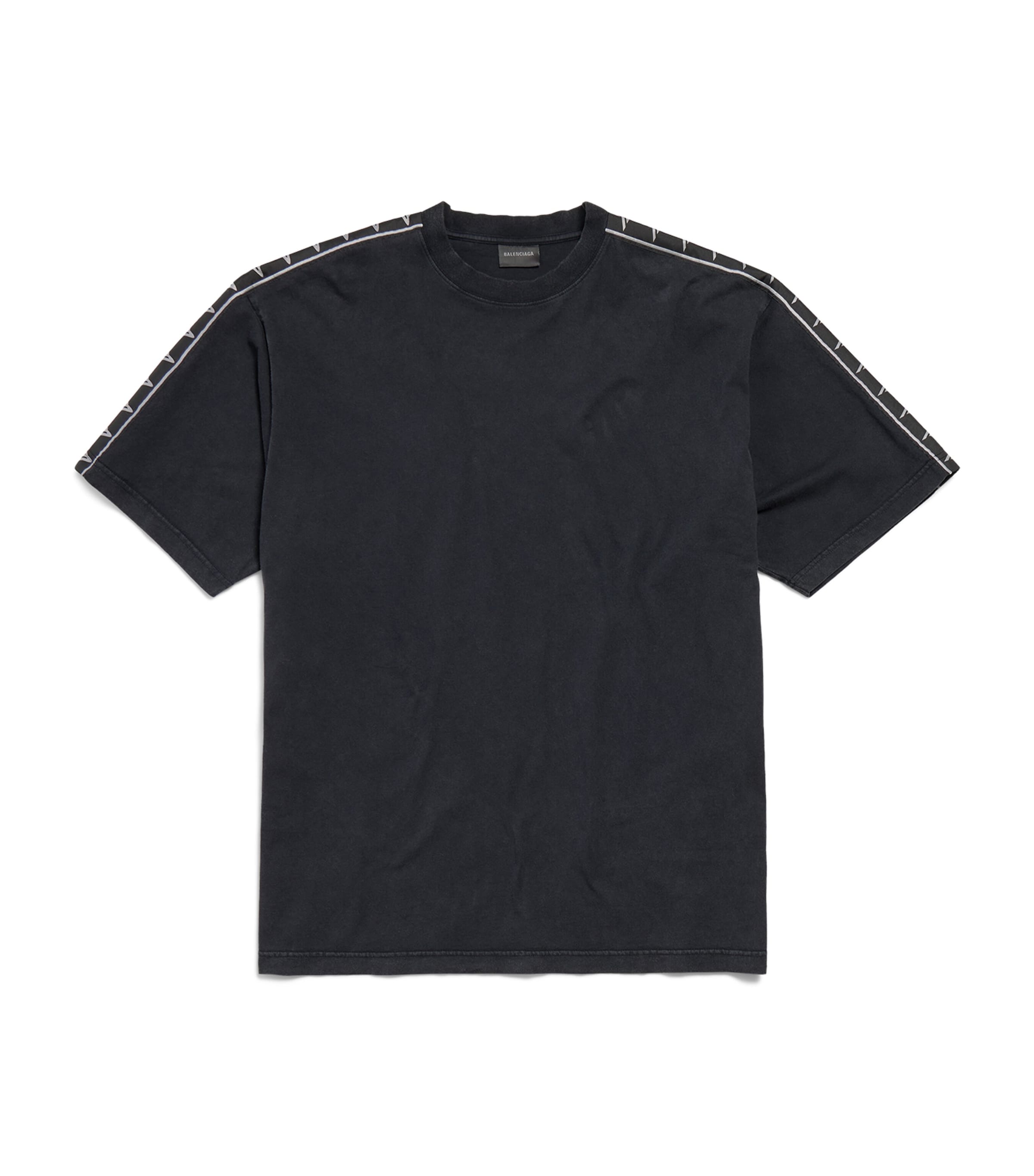 Cotton Logo Strip T-Shirt