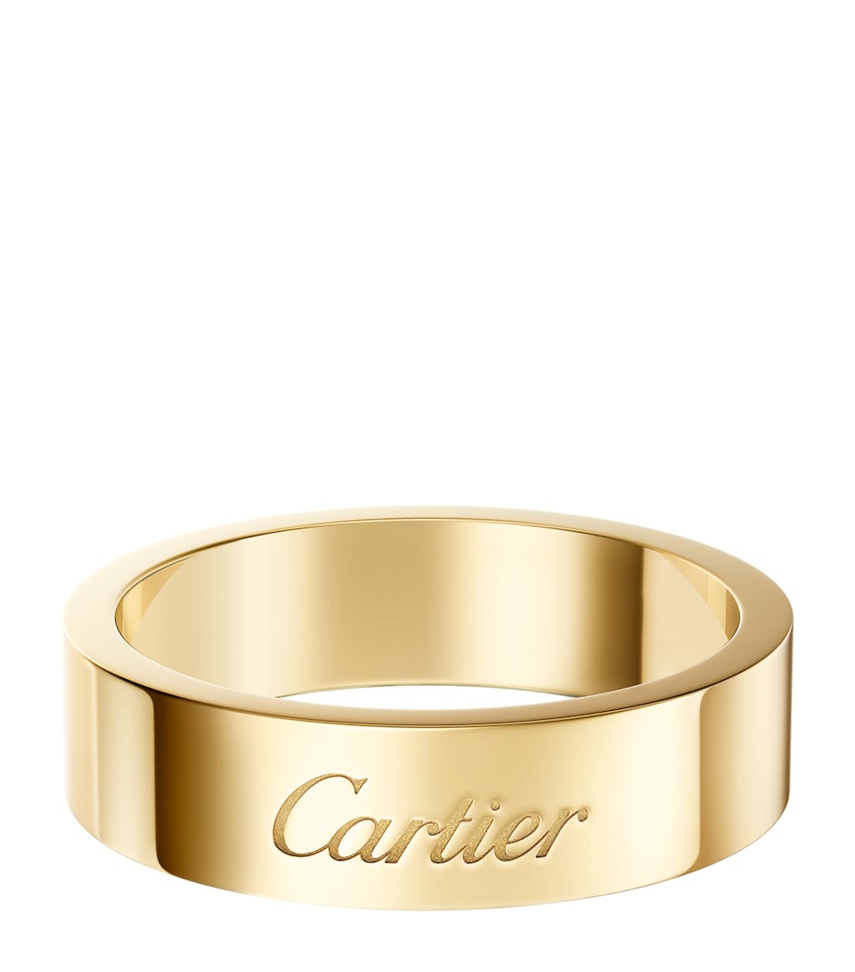 Yellow Gold C de Cartier Wedding Ring