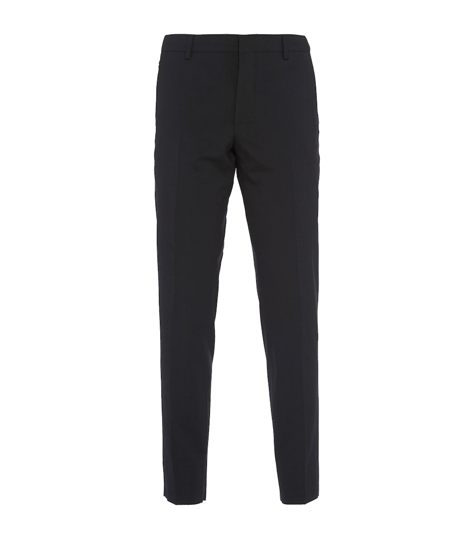 Prada Mens Wool-Blend Trousers