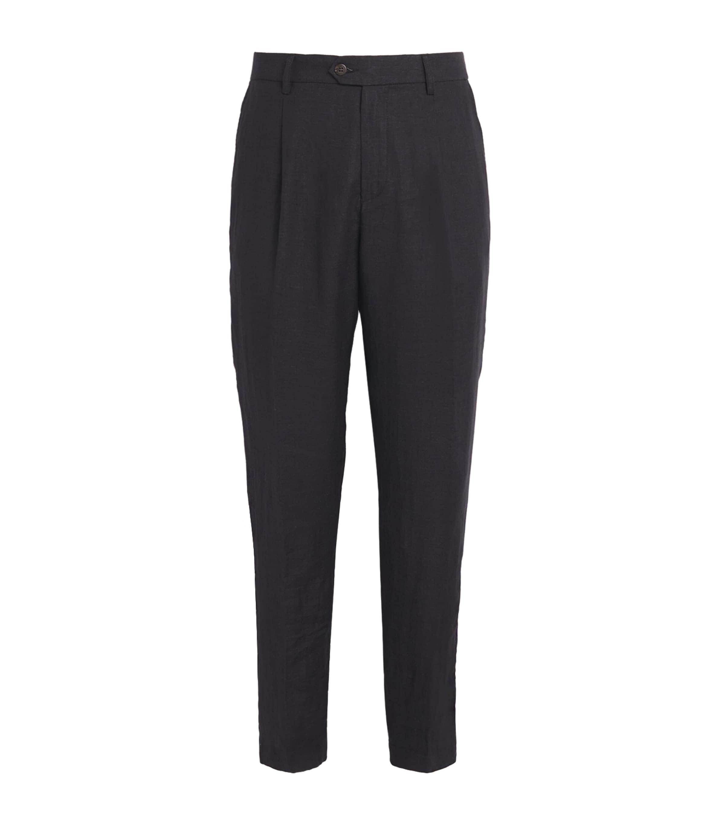 x Harrods Linen Tailored Trousers