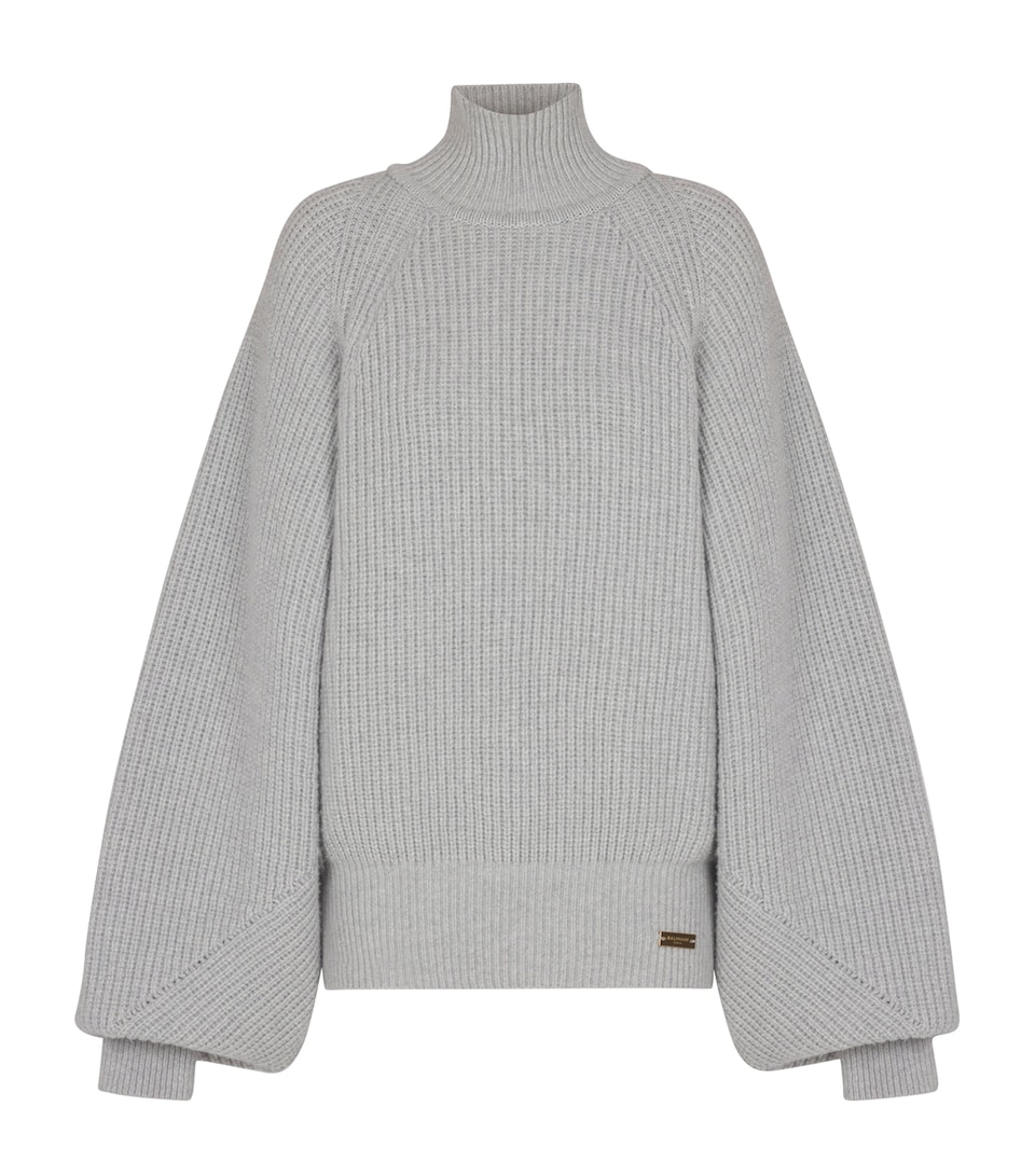 Wool High-Neck Sweater