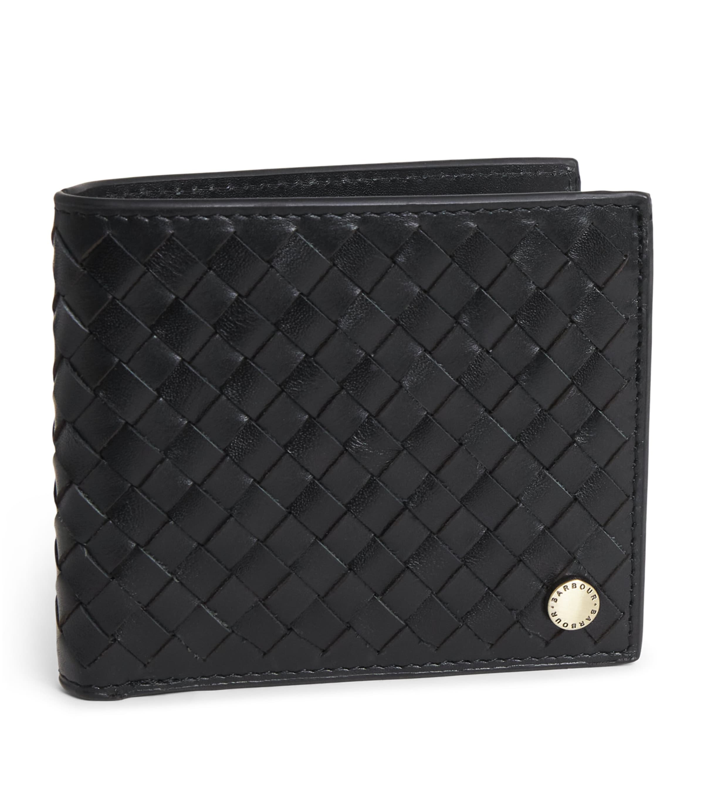 Leather Woven Farne Wallet