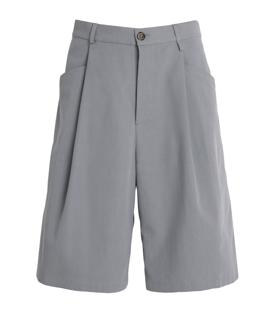 Willy Chavarria Mens Chilango Shorts Concrete