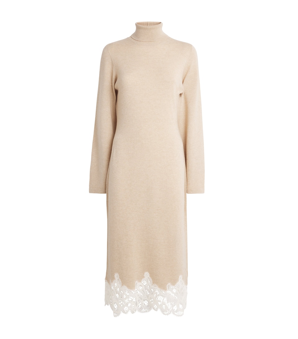 Wool-Silk-Cashmere Midi Dress