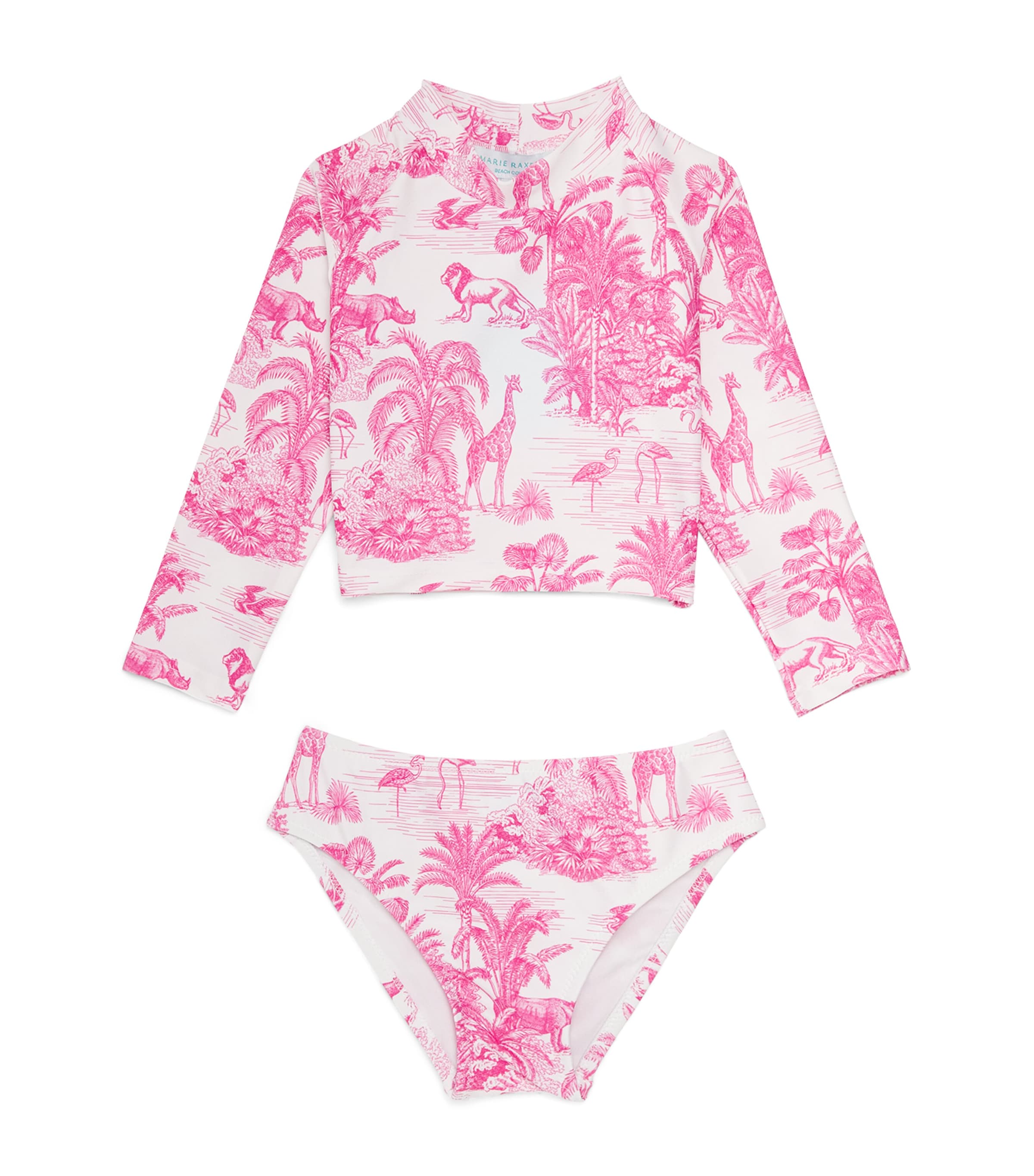 Jungle Print Crop Top Bikini (2-12 Years)