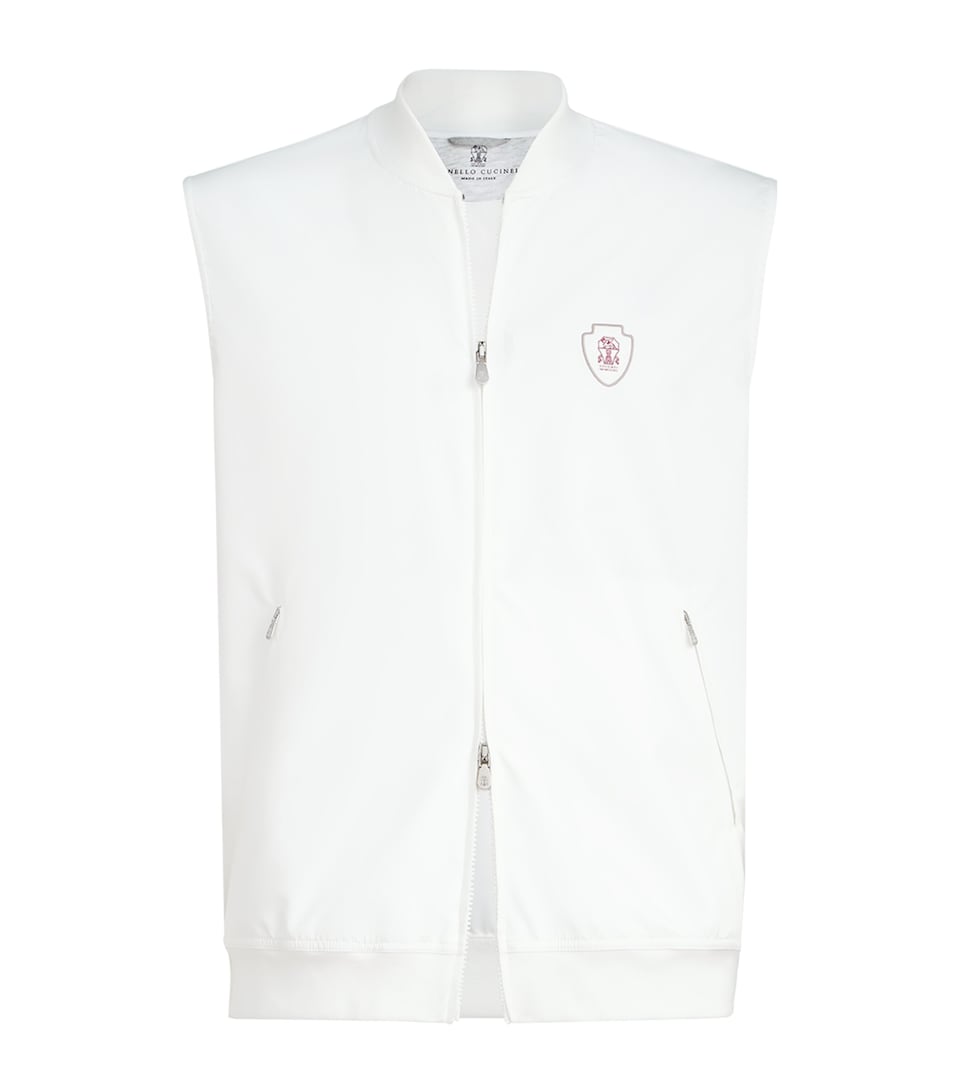 Brunello Cucinelli Mens Water-Resistant Gilet