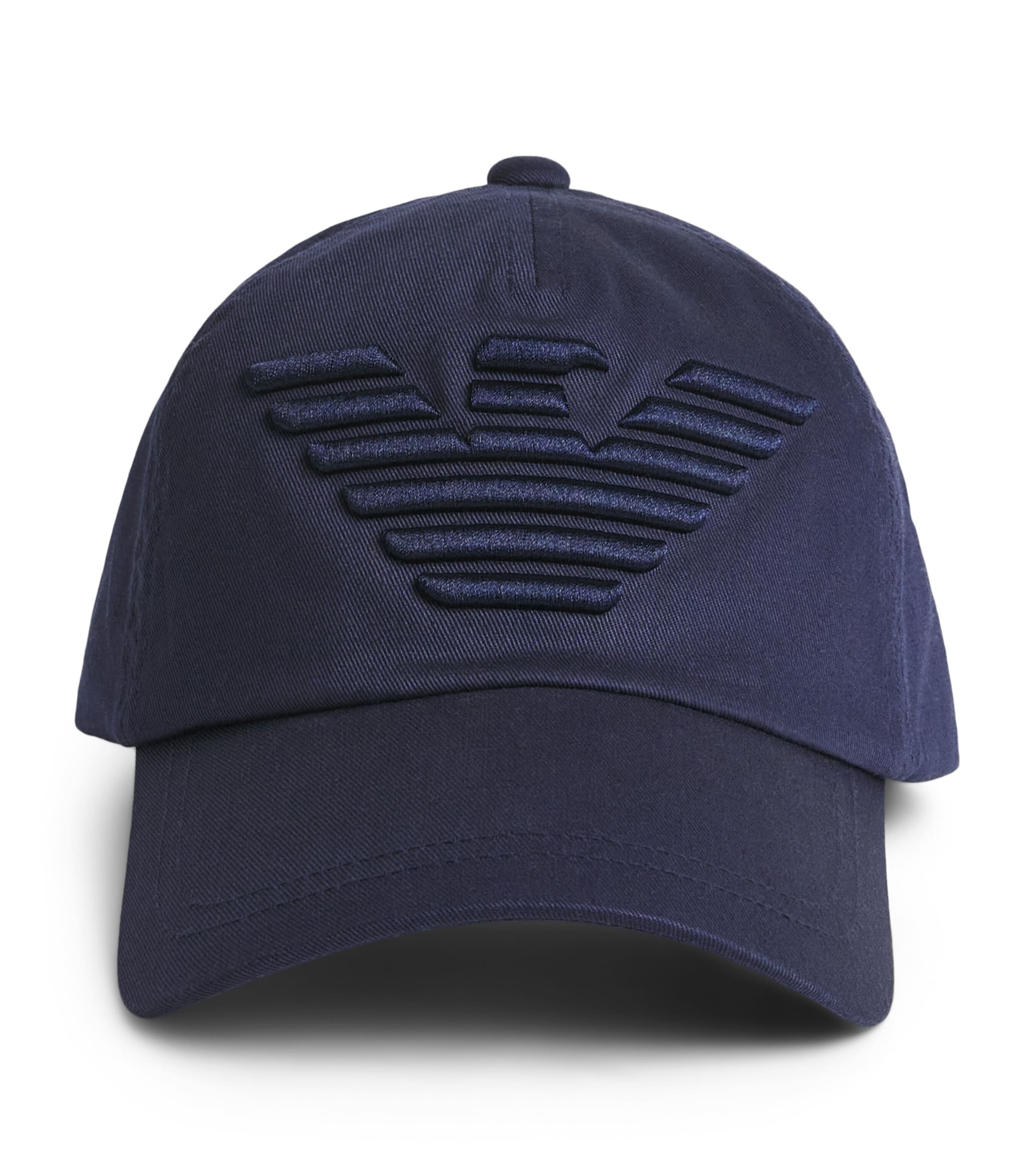 Emporio Armani Cotton Eagle Baseball Cap