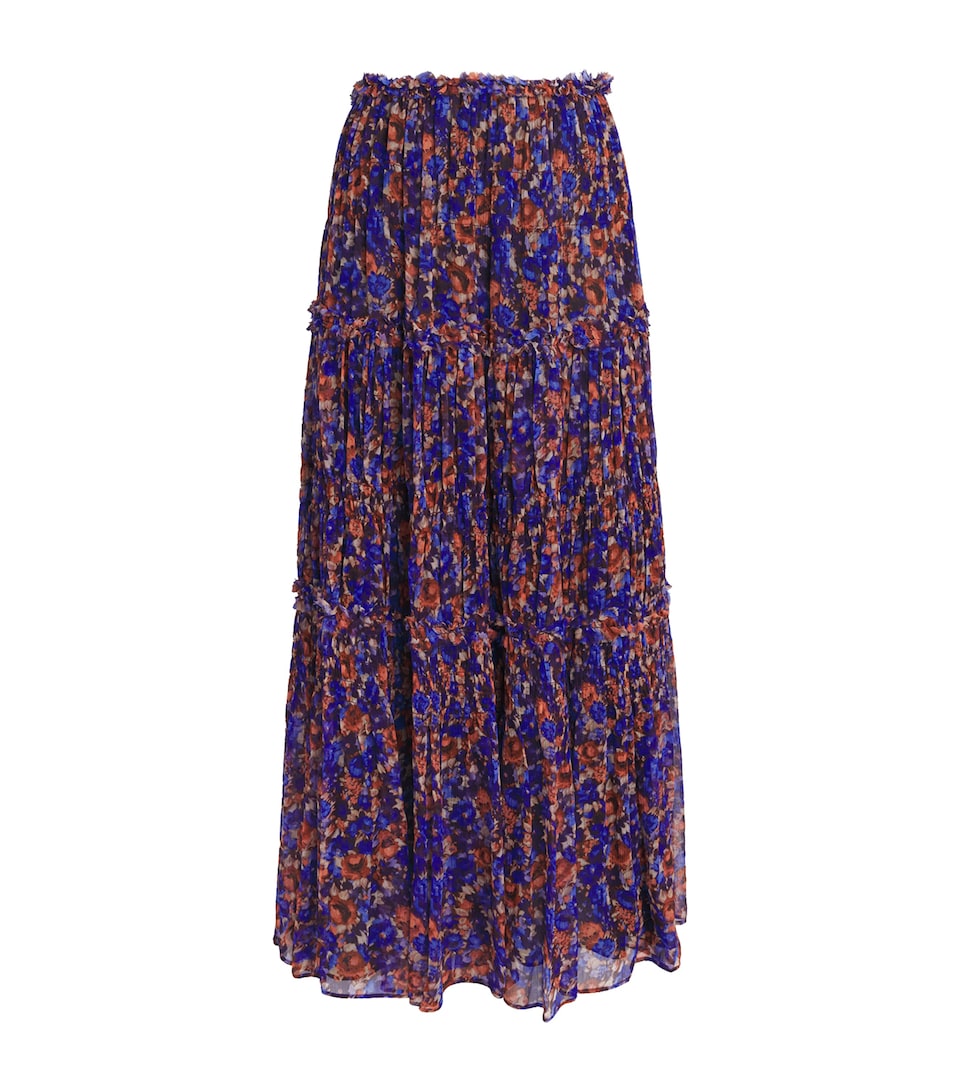 Silk Virginie Maxi Skirt