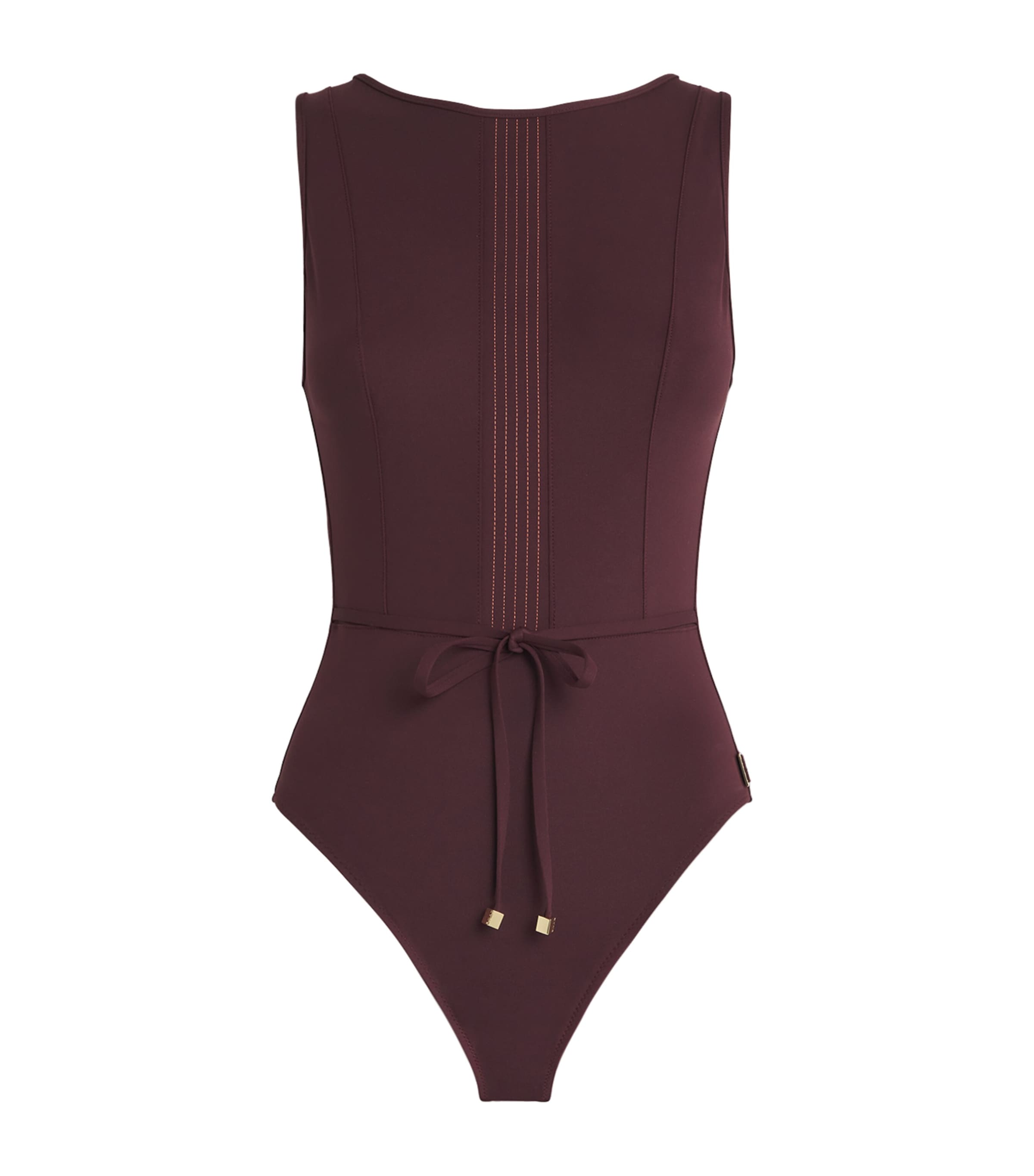 Mesh-Panel Swimsuit