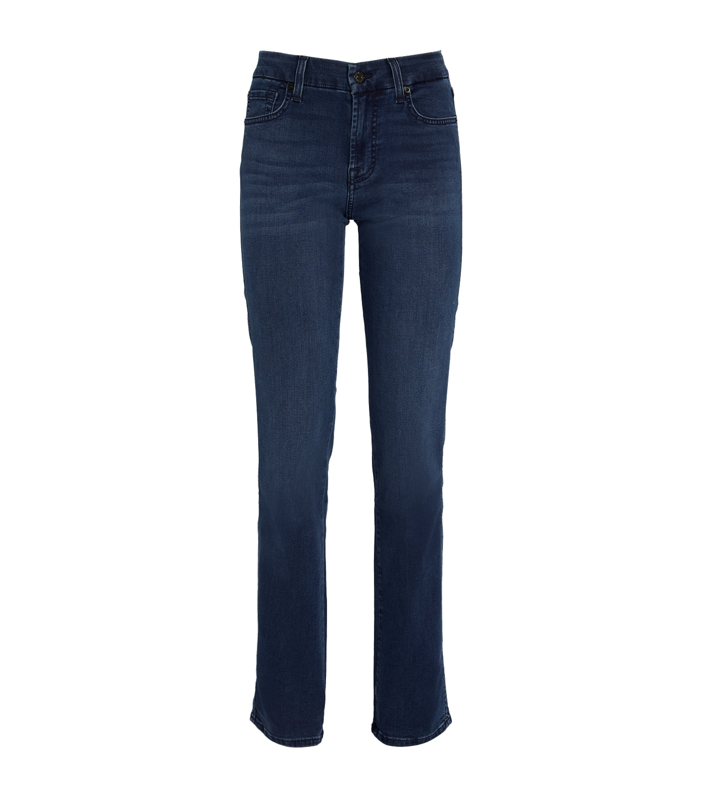 7 For All Mankind Womens B(Air) The Straight Jeans Dark Blue
