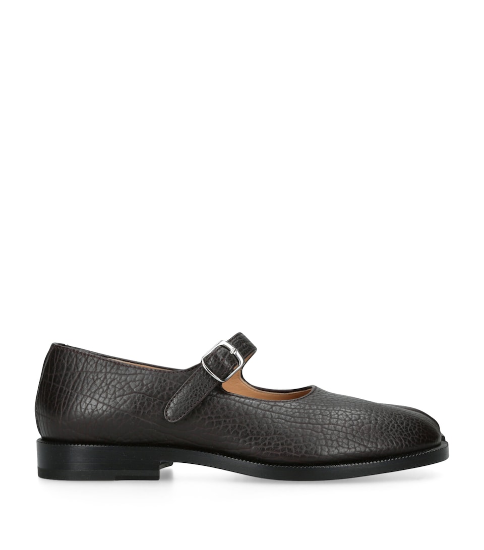 Leather Tabi Mary Jane Shoes