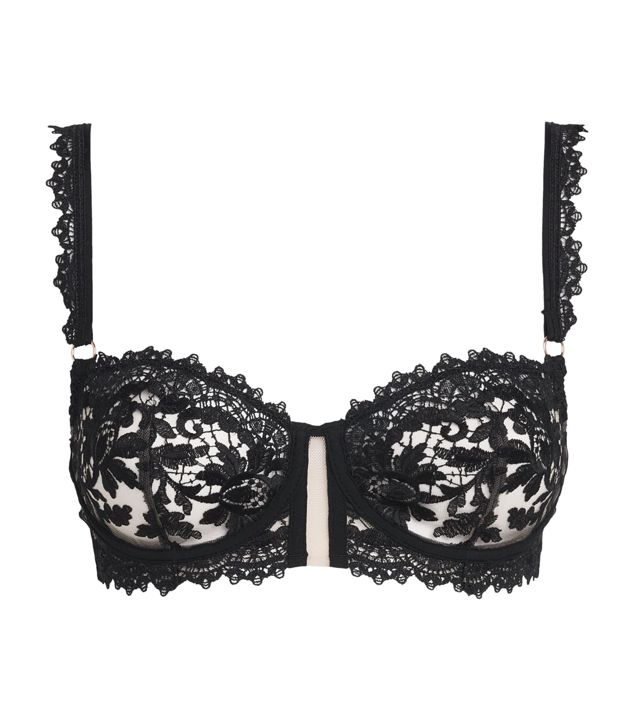 Simone Perele Womens Fantasime Half-Cup Bra Light Tattoo