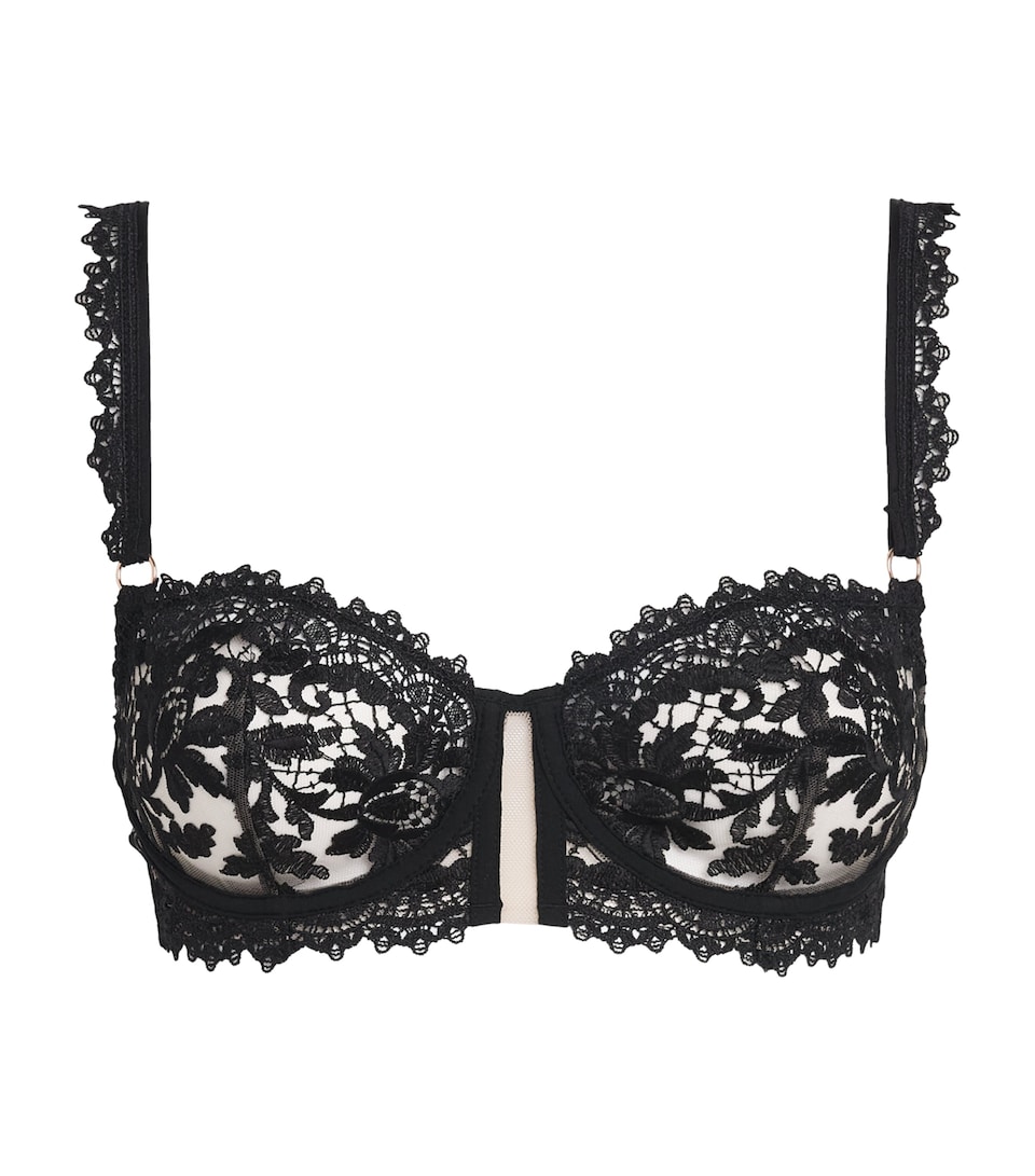 Simone Perele Womens Fantasime Half-Cup Bra Light Tattoo