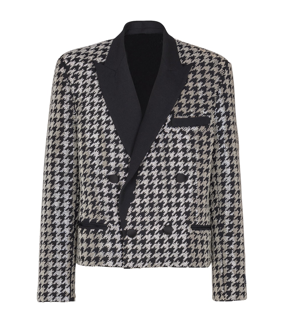 Virgin Wool Embellished Spencer Jacket
