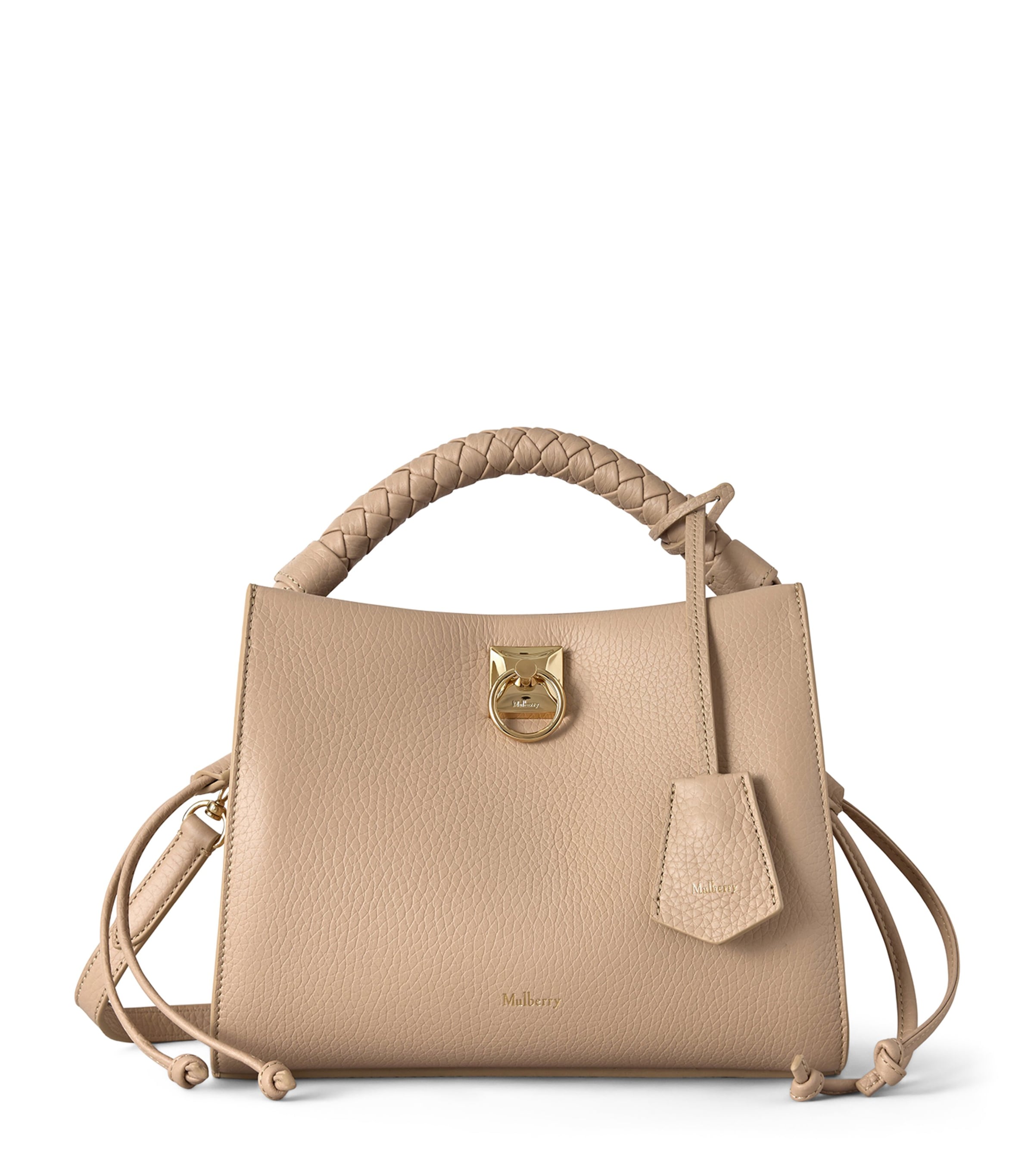 Mulberry Small Leather Iris Shoulder Bag Crumpet