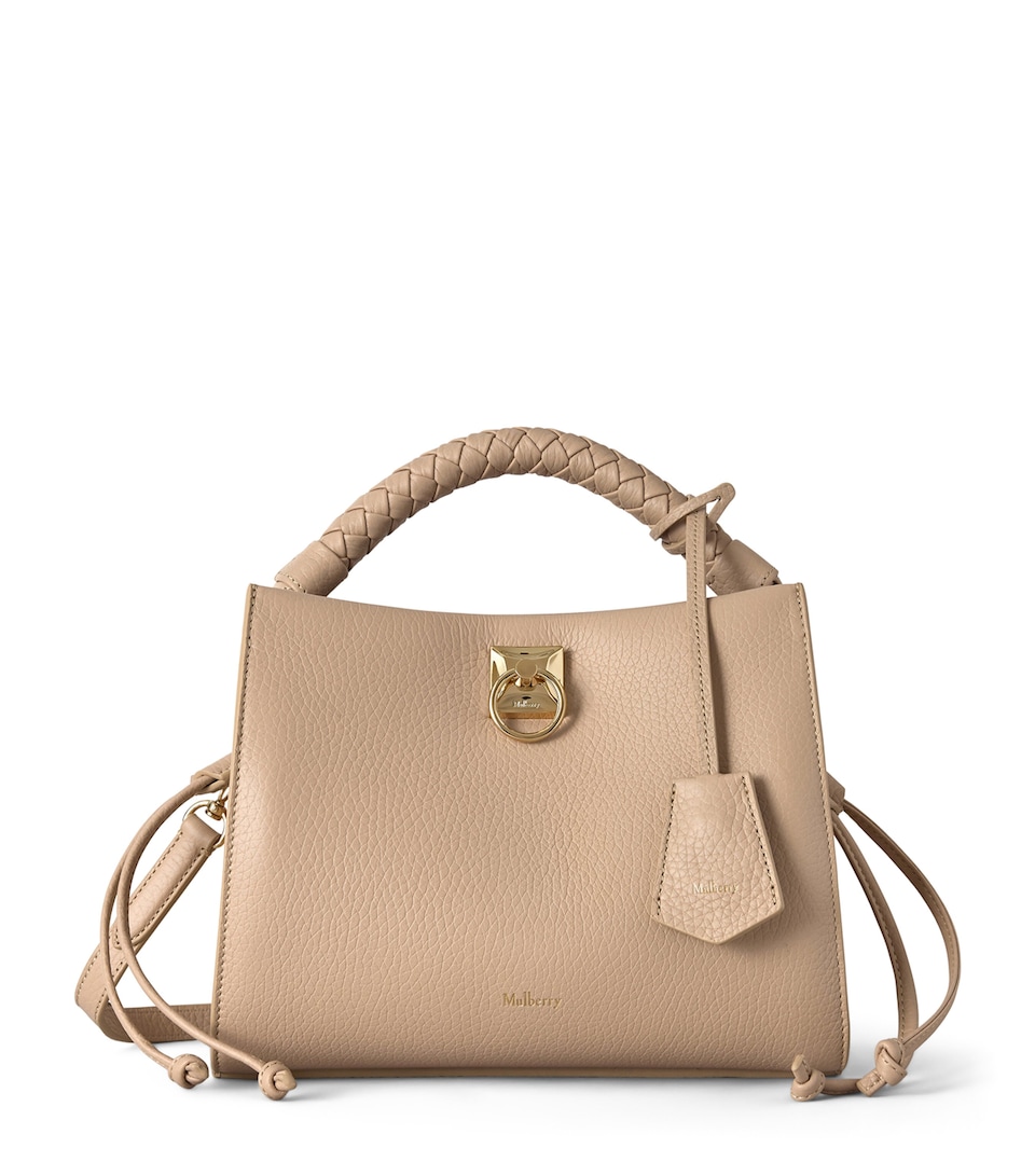 Mulberry Small Leather Iris Shoulder Bag Crumpet