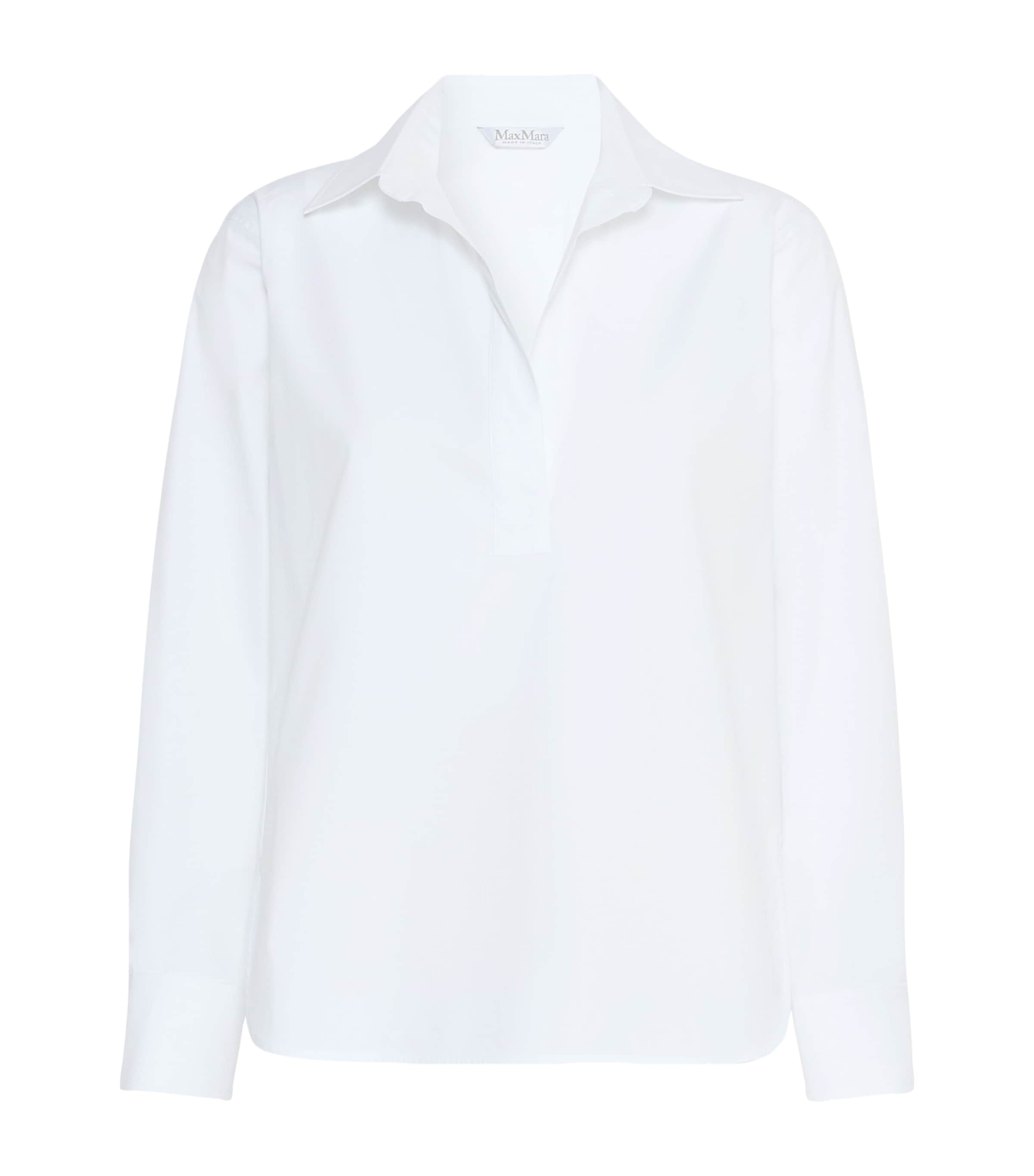Max Mara Womens SHIRT Optical White