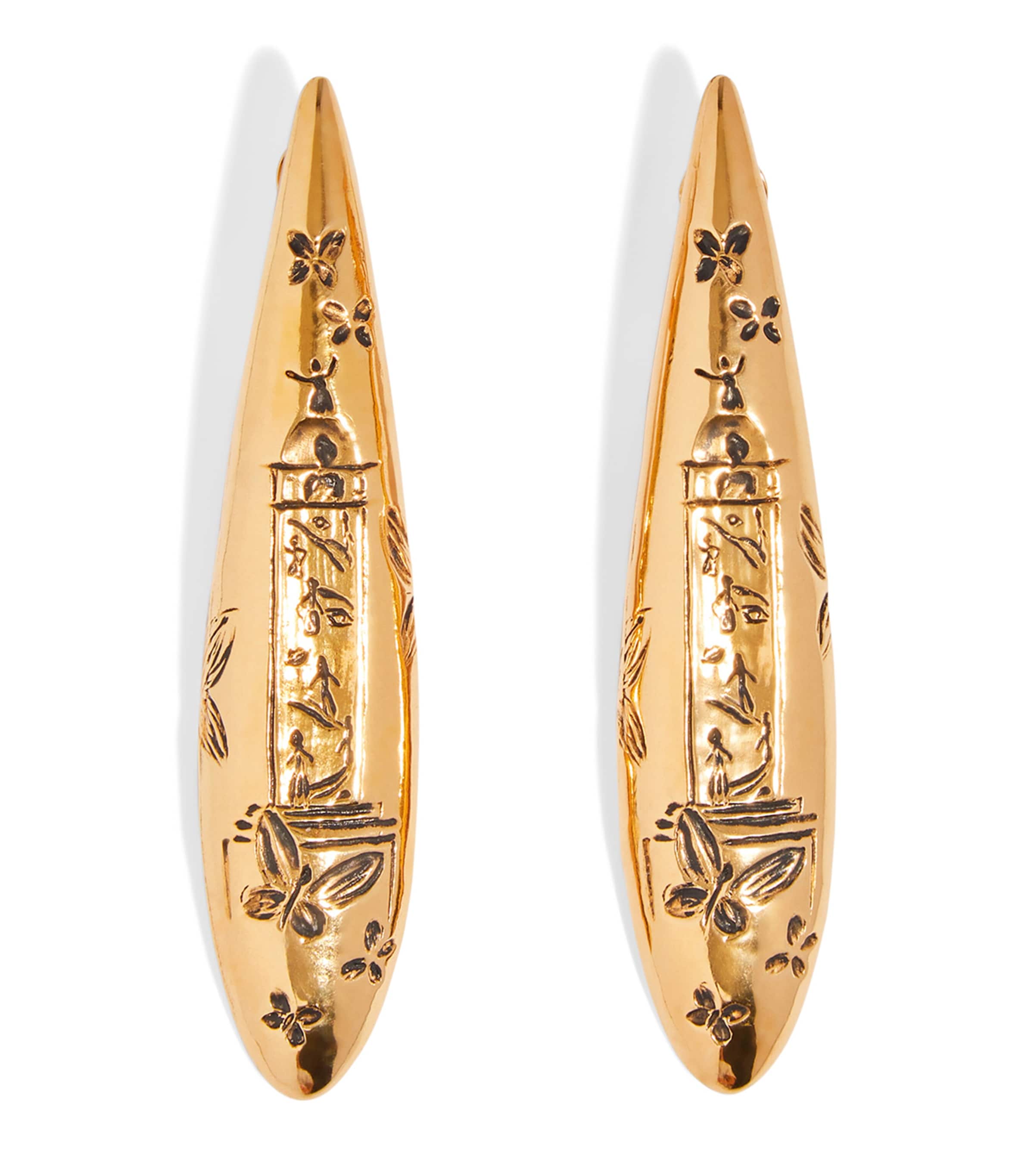 Schiaparelli Vendôme Earrings Gold