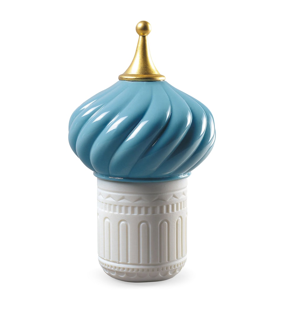 Turquoise Spire Scented Candle (200g)