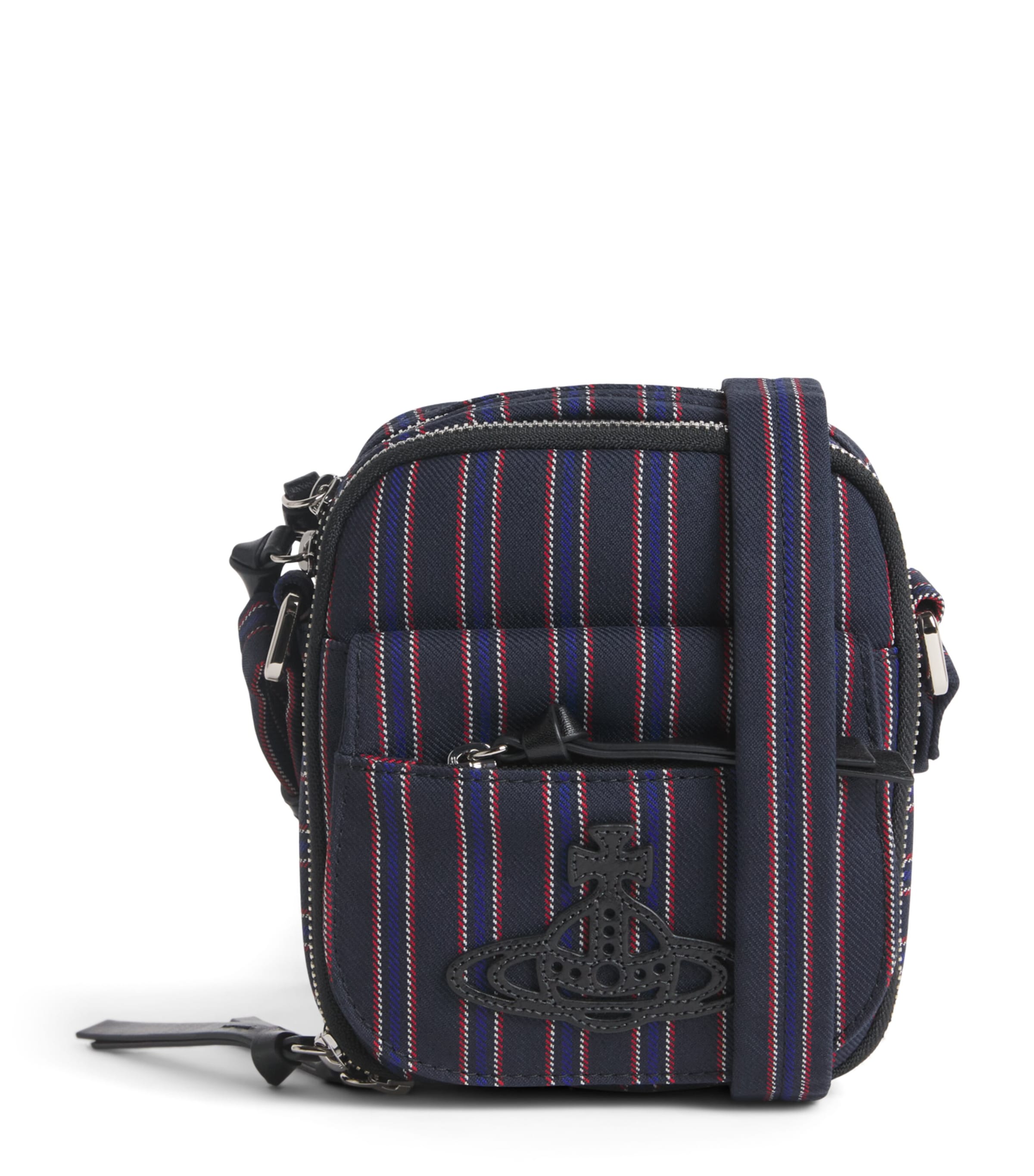Vivienne Westwood Small Stripe Eton Cross-Body Bag Blue