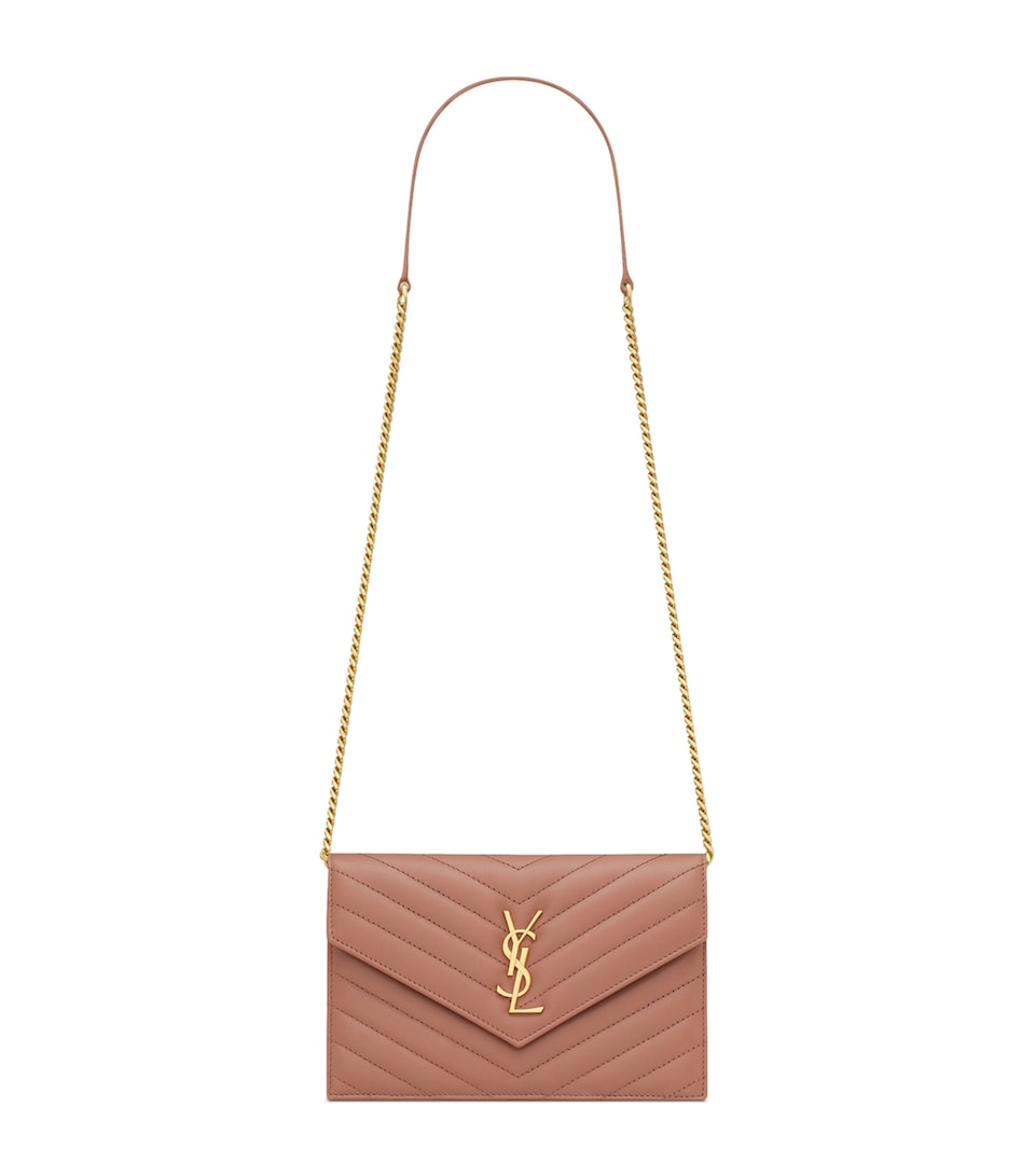 Leather Envelope Chain Wallet