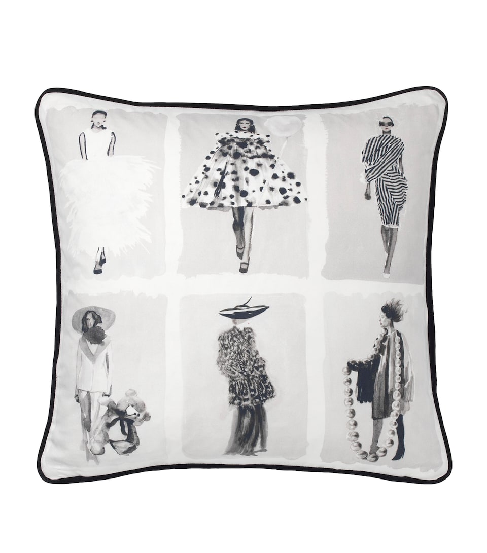 x Harrods Interior Design 175 Anniversary Edition Couture Carousel Cushion (50cm x 50cm)