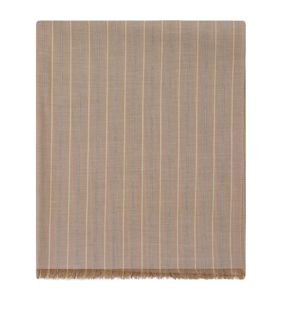 Guel Cotton Stripe Scarf