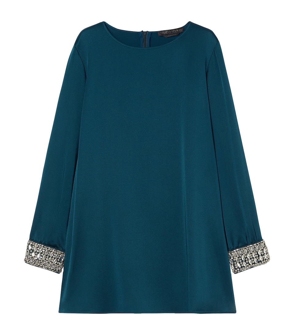 Satin Embellished Liguria Blouse