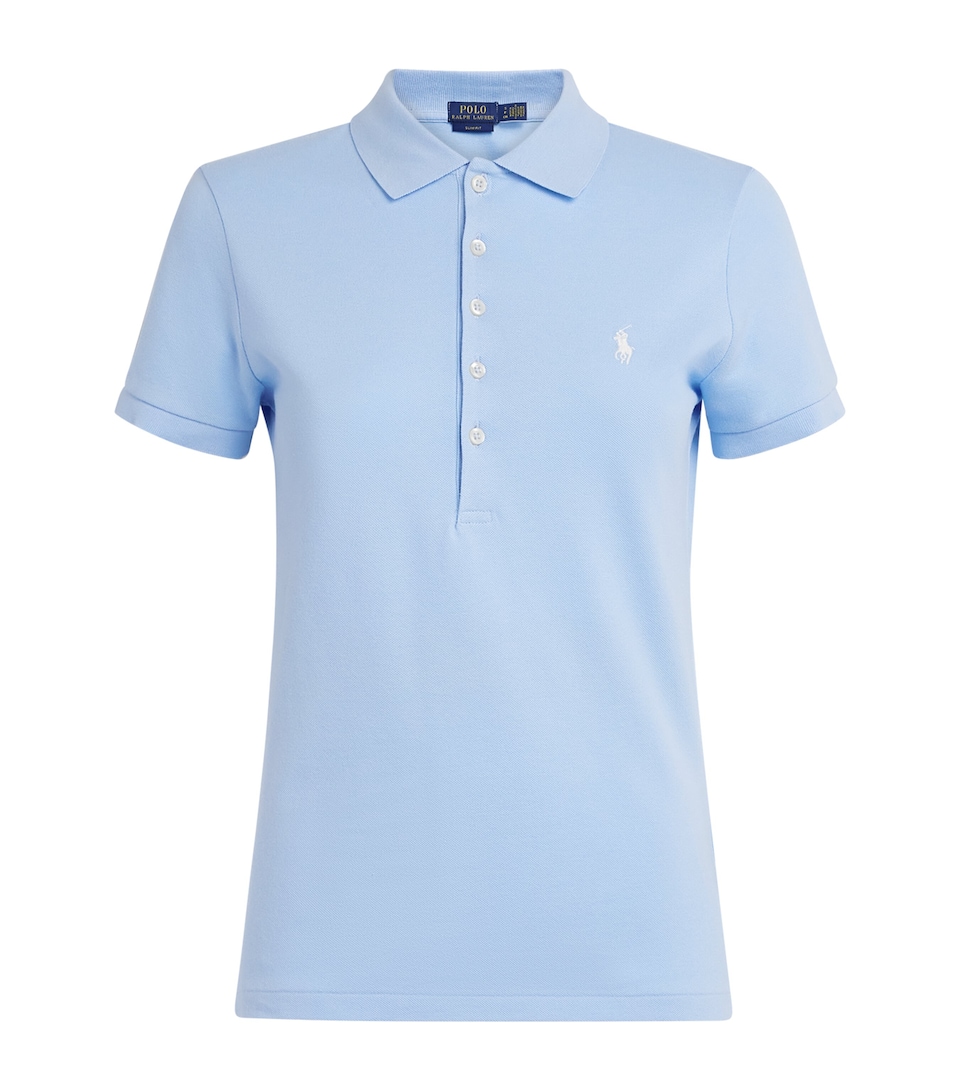 Polo Ralph Lauren Womens Cotton Slim Polo Shirt Office