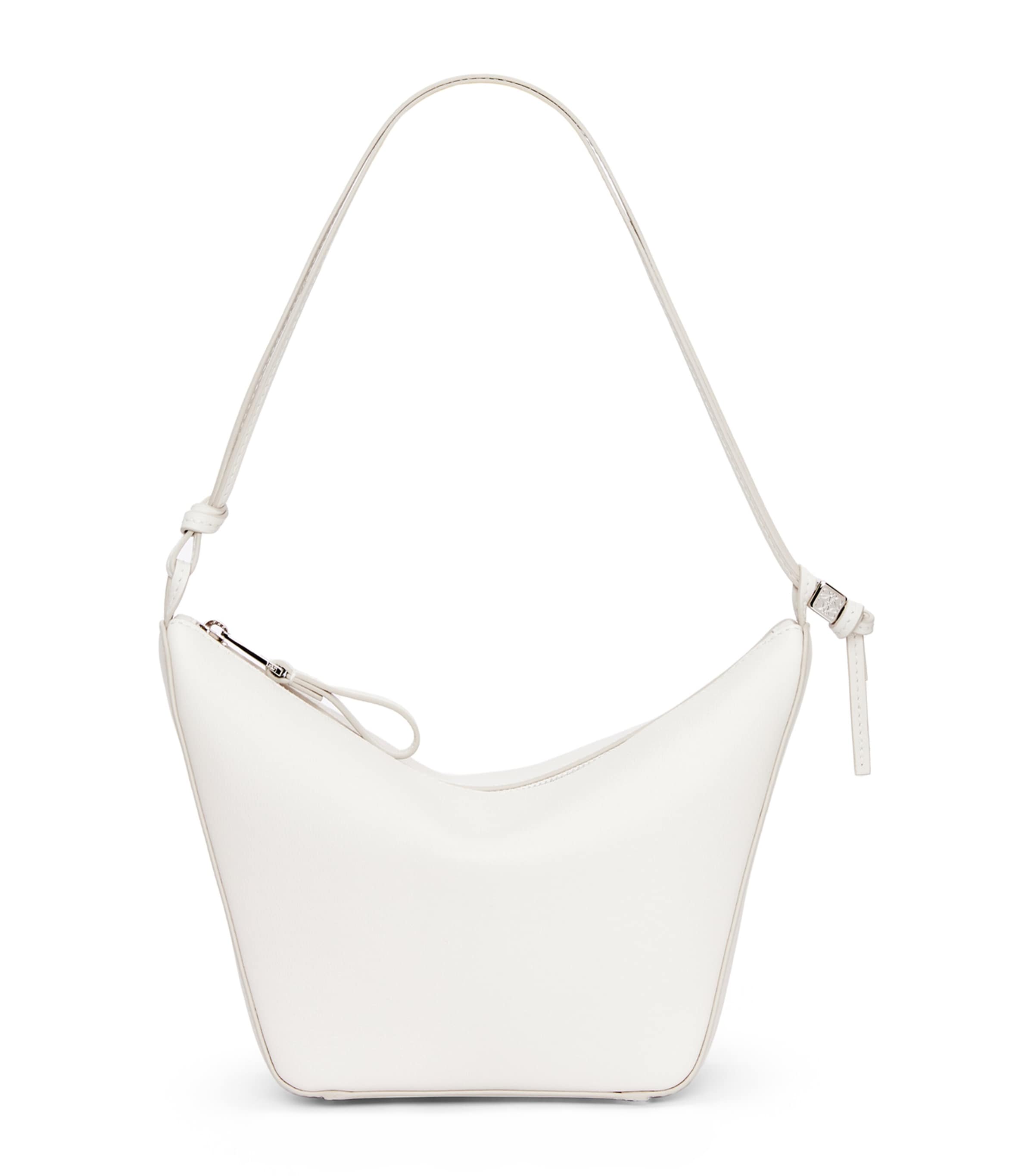 LOEWE Calfskin Hammock Mini Bag Soft White