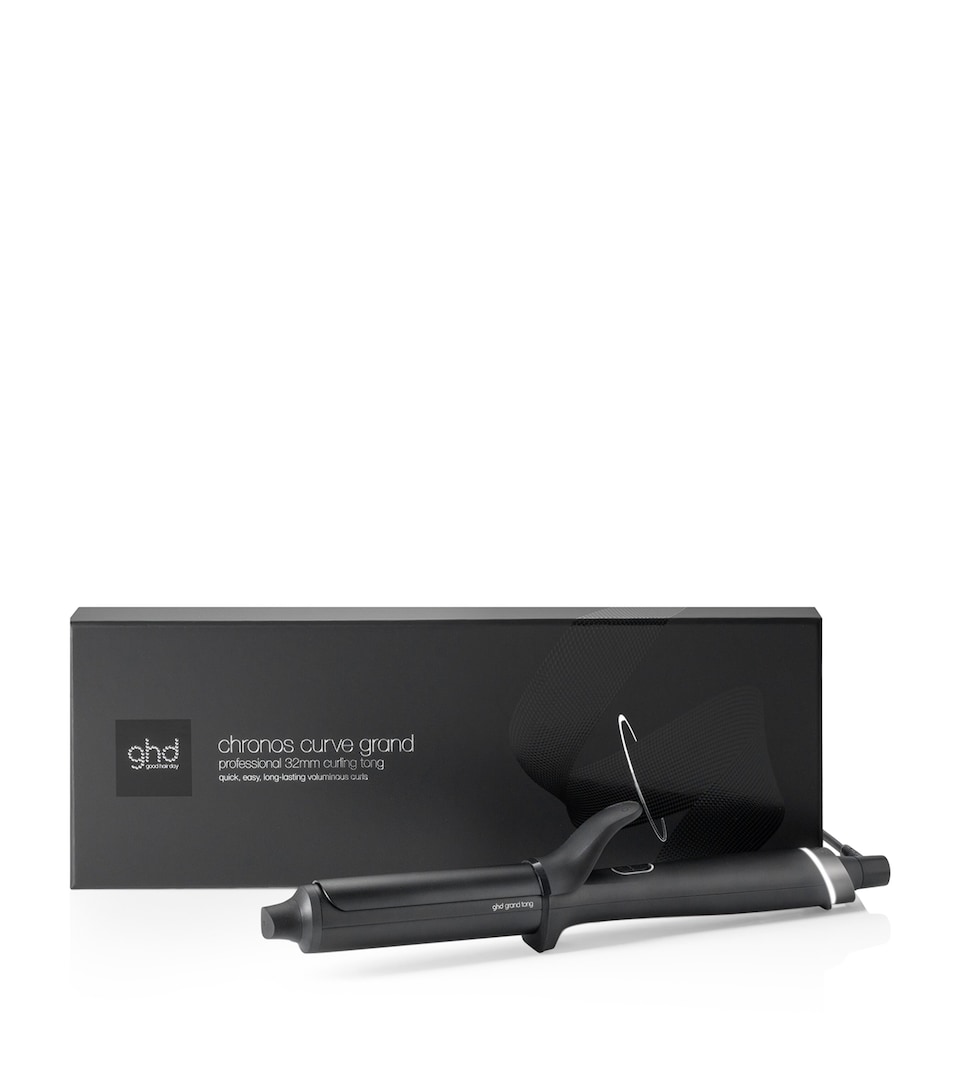 ghd Chronos Curve Grand Tong Hair Curler (32mm) Black