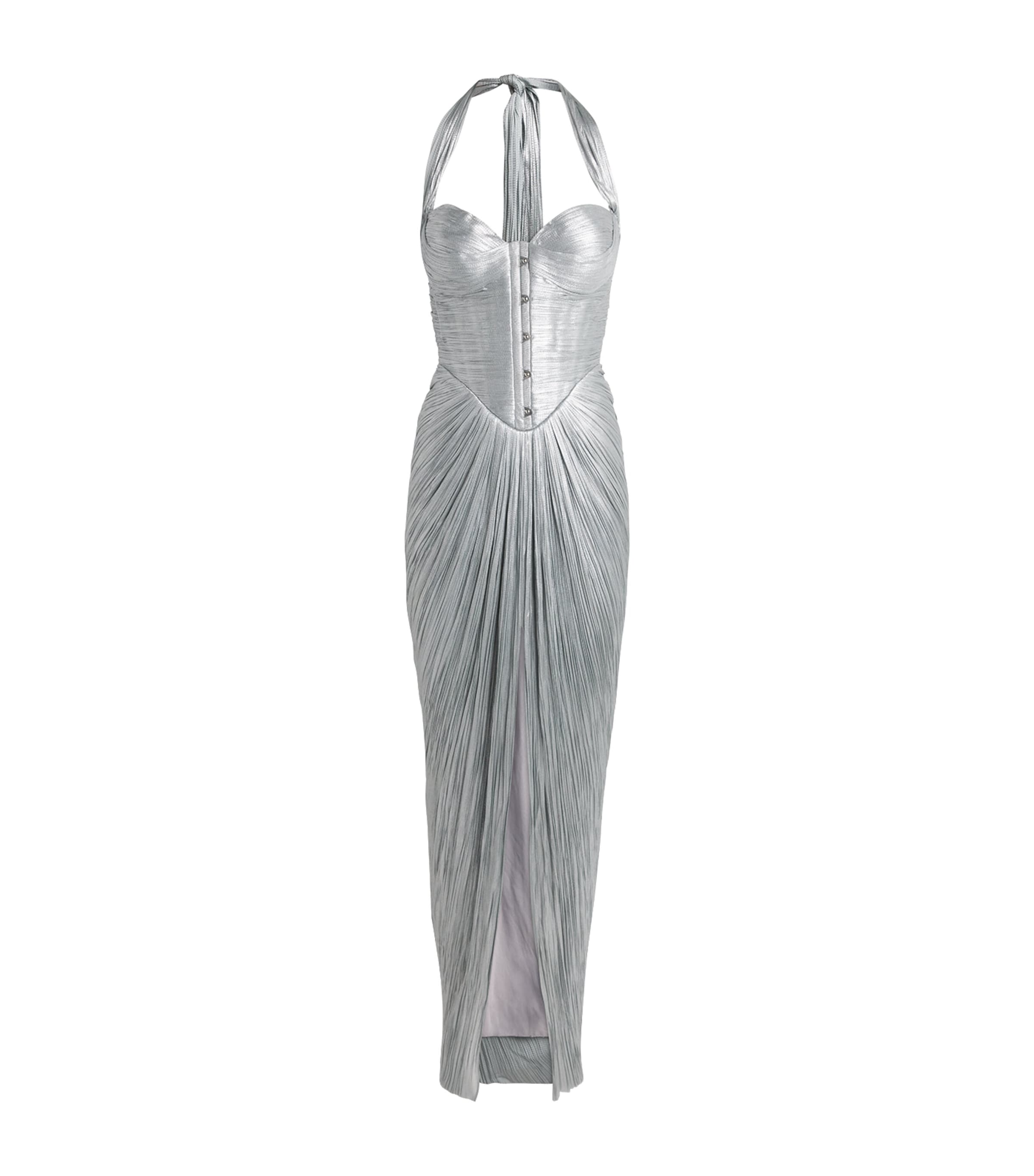 Silk Pleated Susie Gown