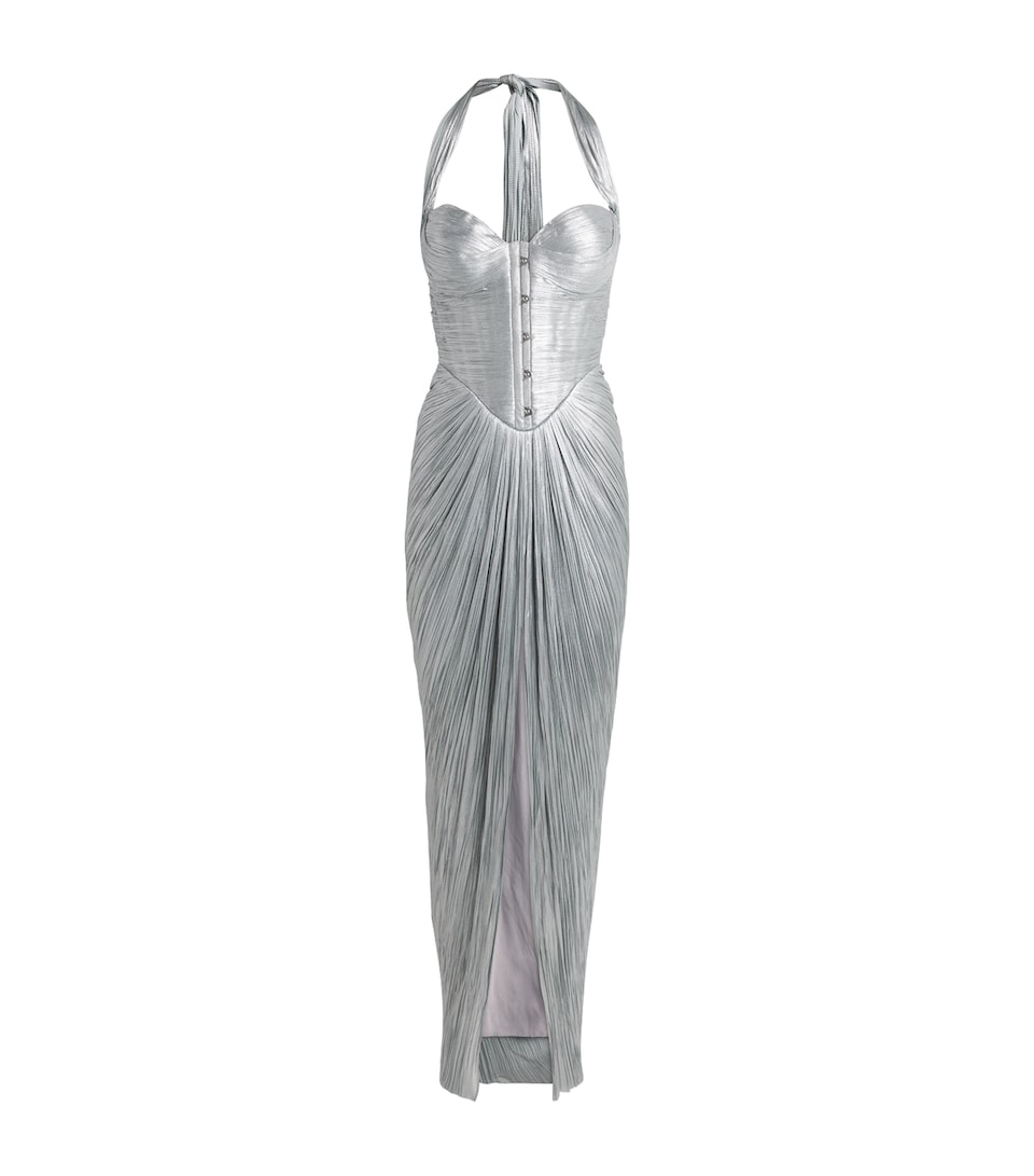 Silk Pleated Susie Gown