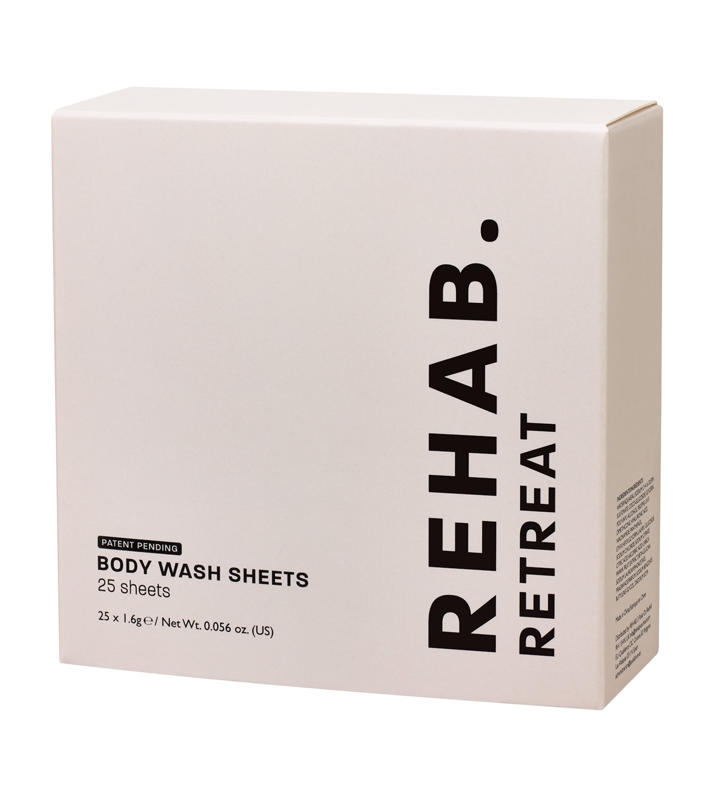 Retreat Body Wash Sheets (Pack of 40)