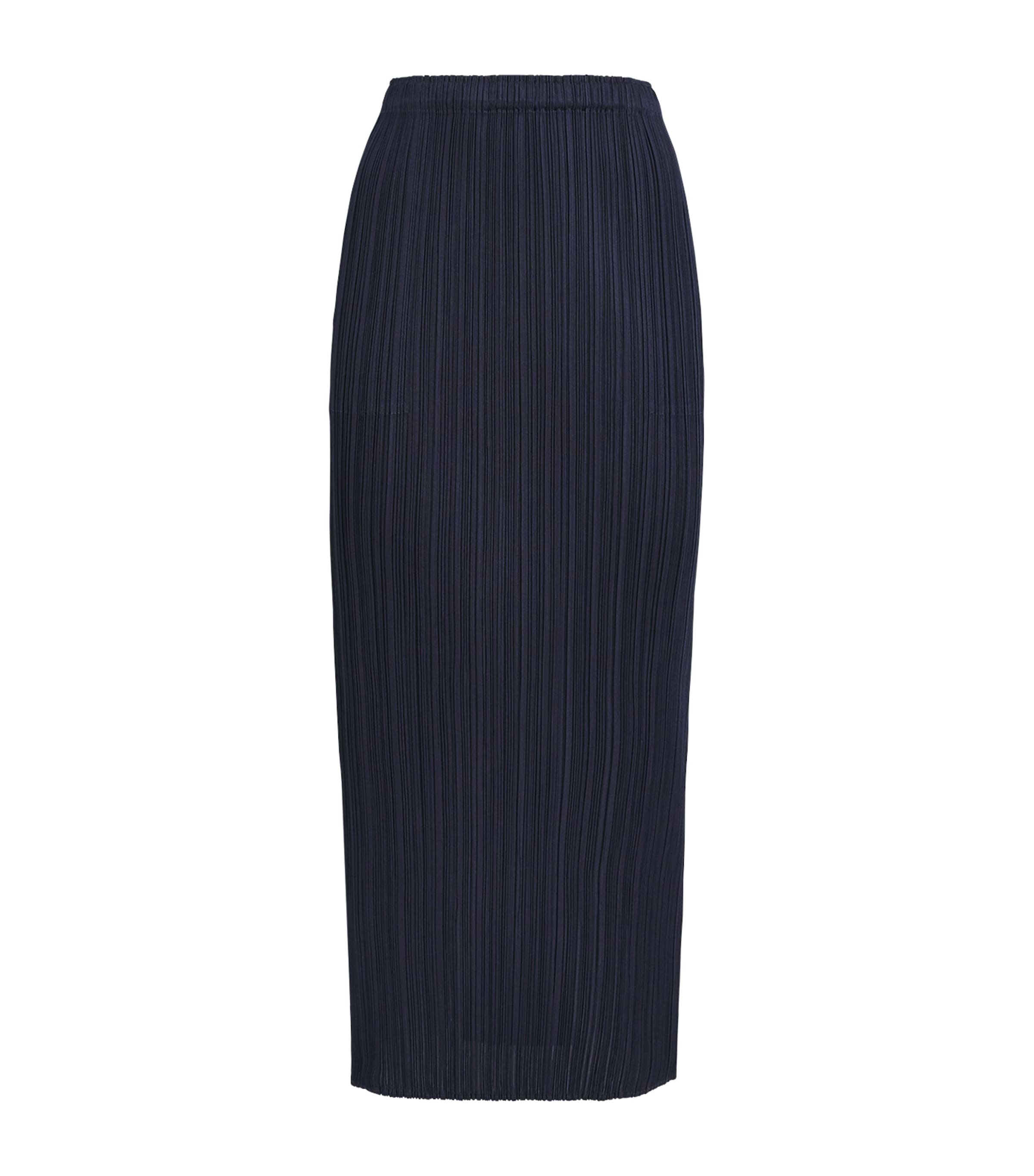 Pleats Please Issey Miyake Womens New Colorful Basics 4 Midi Skirt