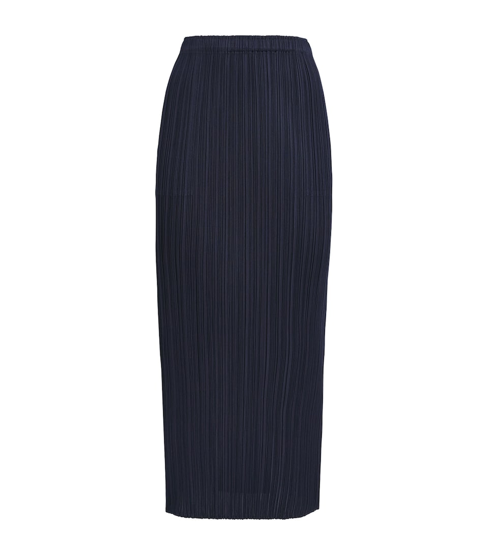 Pleats Please Issey Miyake Womens New Colorful Basics 4 Midi Skirt