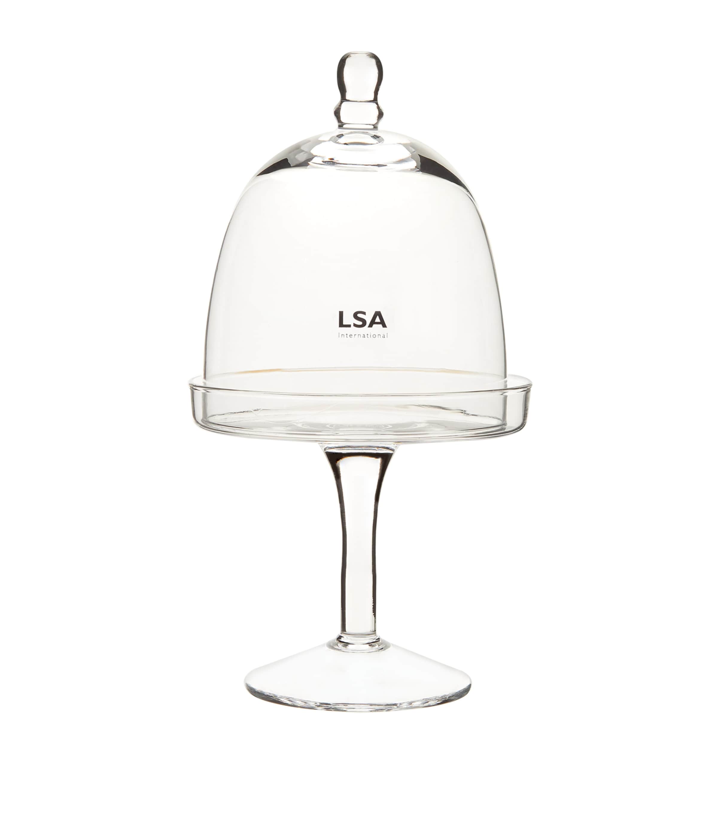 LSA International Serving Stand with Dome Clear