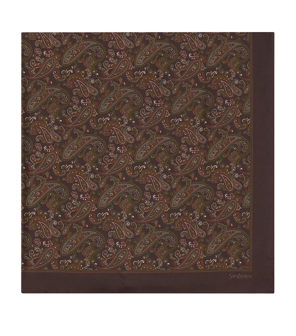 Silk Paisley Scarf