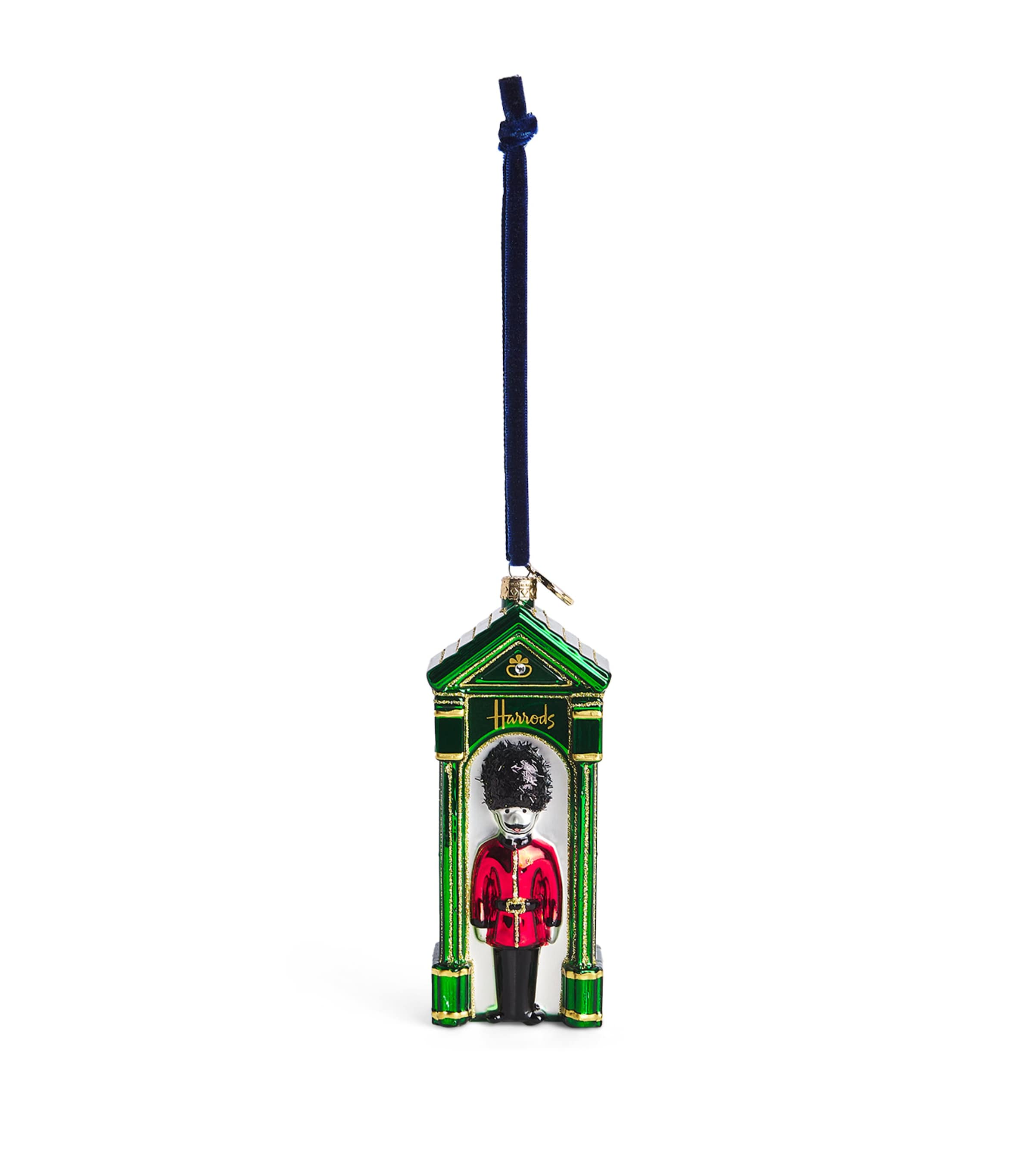 Glitter Guardsman Box Ornament