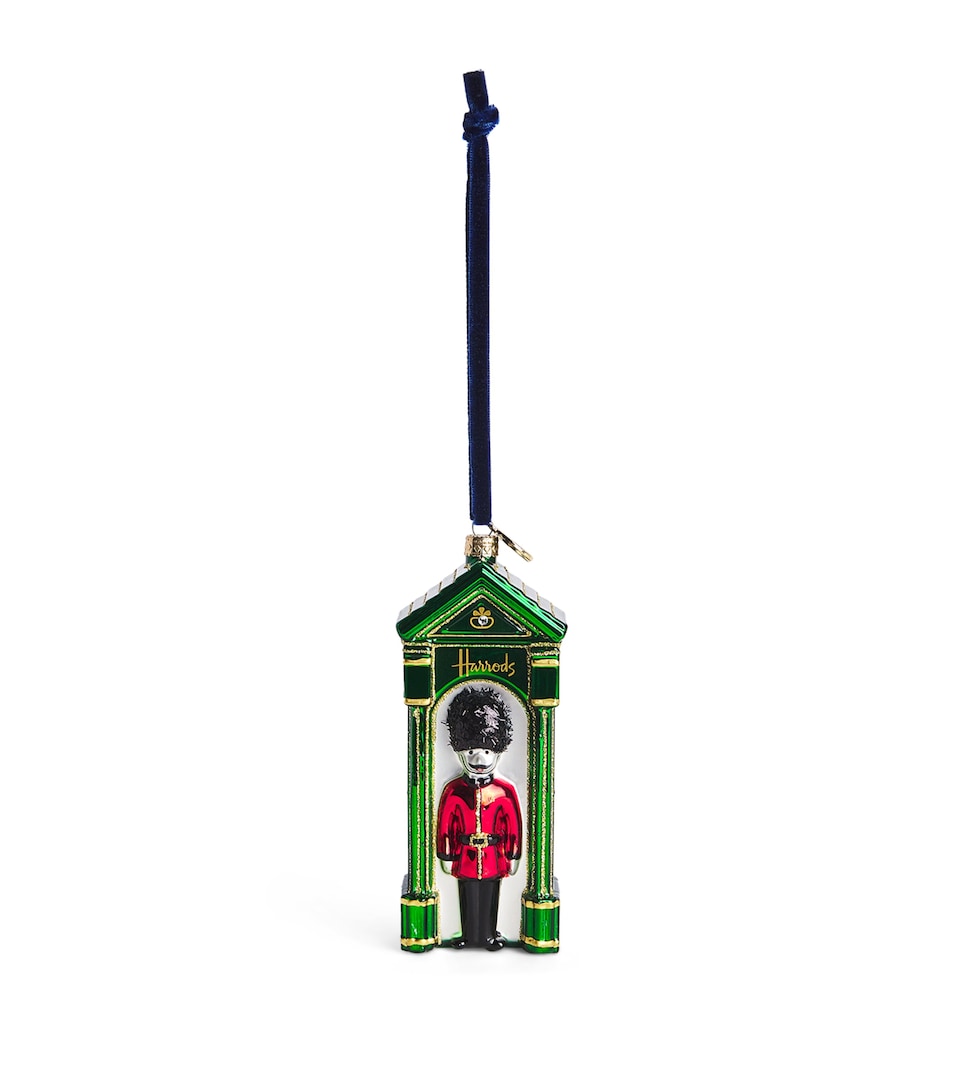 Glitter Guardsman Box Ornament